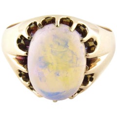 10 Karat Yellow Gold Opal Ring