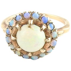 10 Karat Yellow Gold Opal Ring