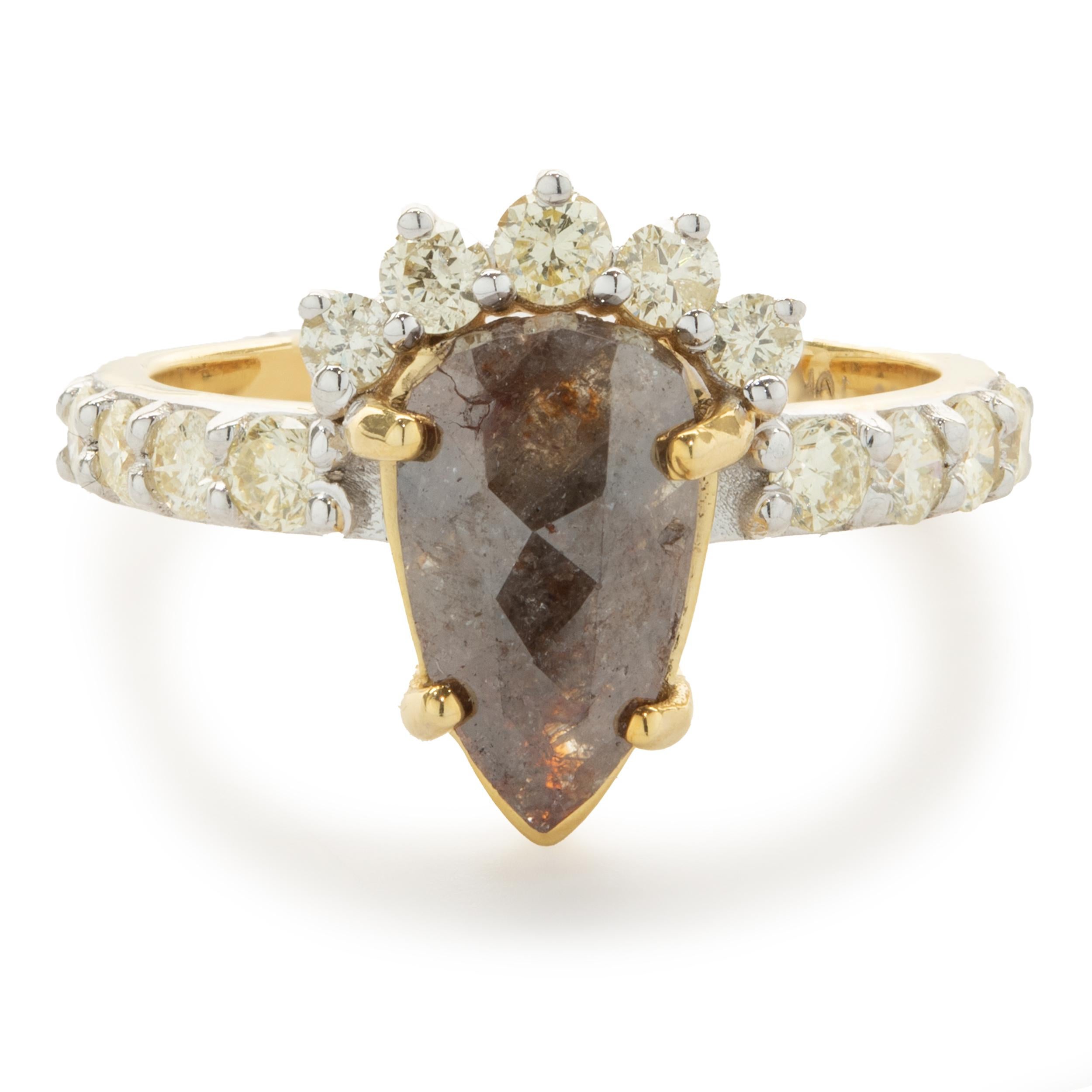 Galaxy Gold GG 925 Sterling Silver Ring with Natural Heart-shaped Peridot - Size 10 0 (9)
