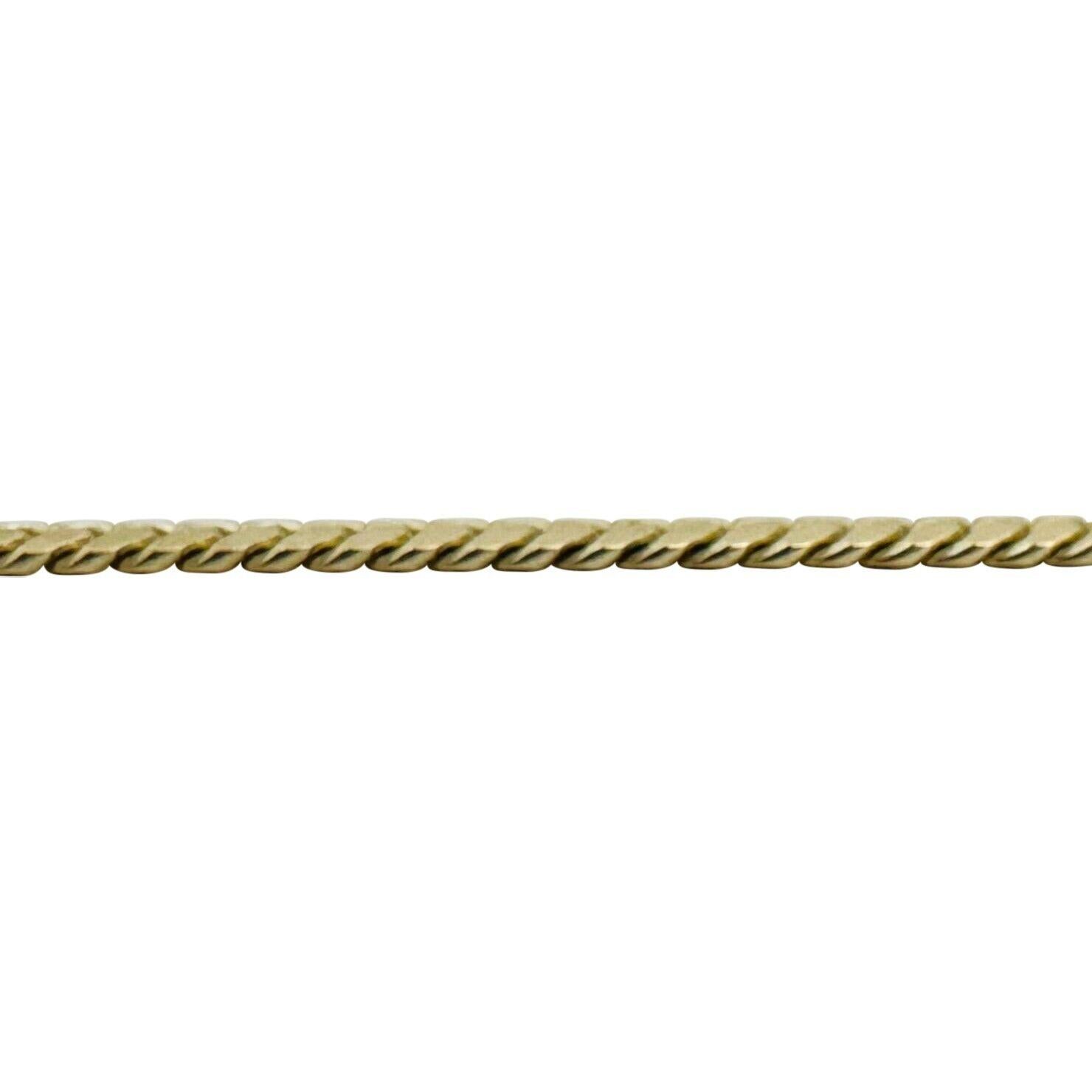 10 Karat Yellow Gold Solid Heavy 5mm Men's Cuban Link Chain Necklace  1