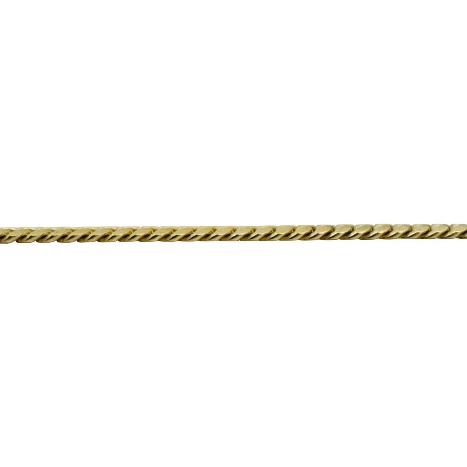 10 Karat Yellow Gold Solid Heavy Men's Cuban Link Chain Necklace  1