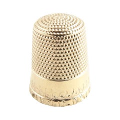 10 Karat Yellow Gold Thimble