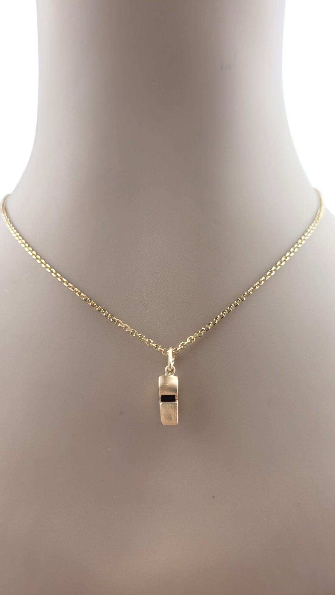 Charm en or jaune 10 carats avec sifflet #22256 en vente 4