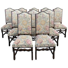 10 Late 19th Century Os De Mouton Chairs