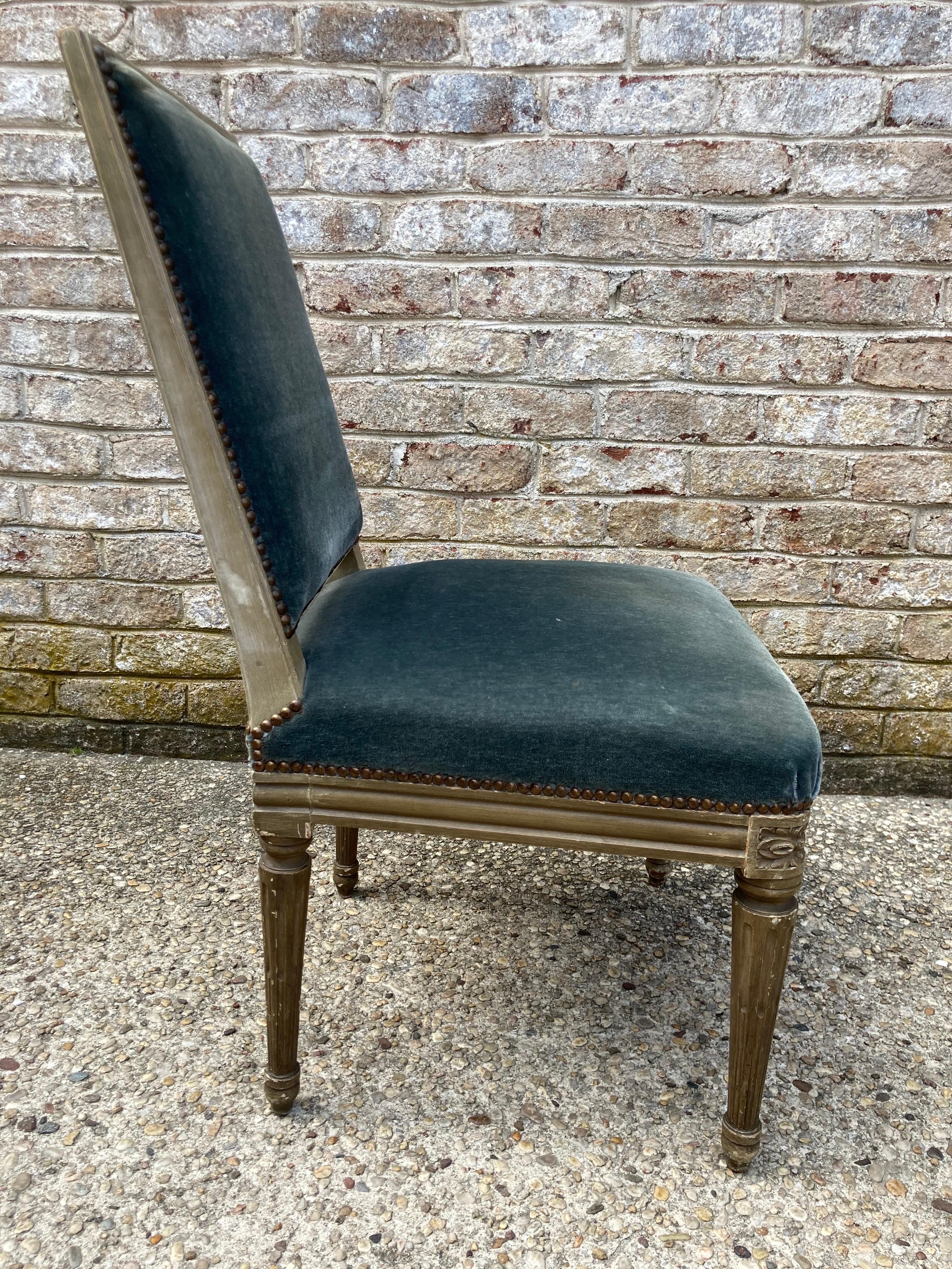 10 Maison Jansen Louis XVI Style Dining Chairs In Good Condition In East Hampton, NY