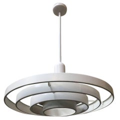 10 Mid-Century "Saturn" Ceiling Pendants by Kurt Versen for Smoot-Holm