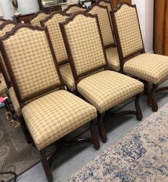 10 Minton Spidell of Los Angeles French  Louis XlV Style Custom Dining Chairs