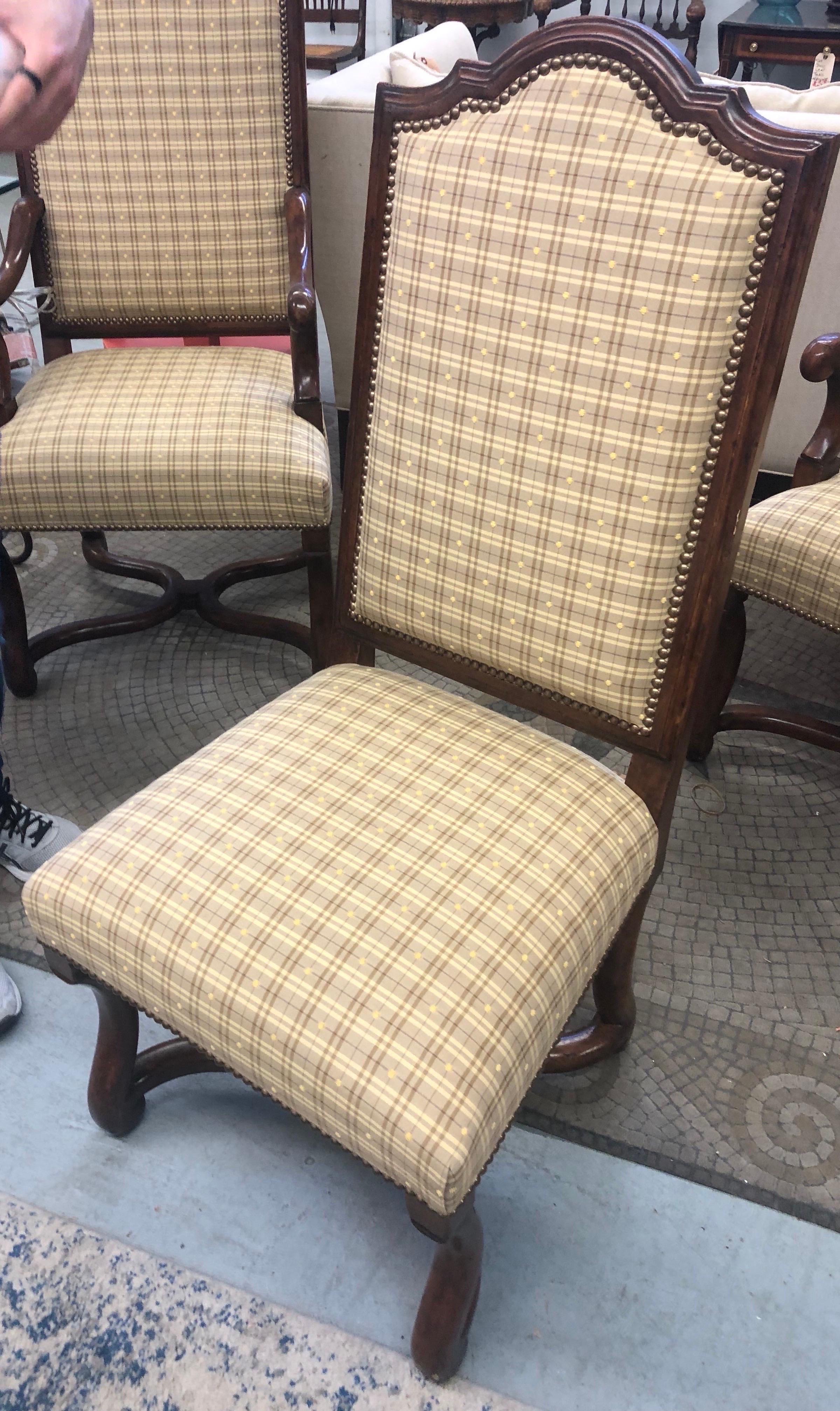 10 Minton Spidell of Los Angeles French  Louis XlV Style Custom Dining Chairs 1