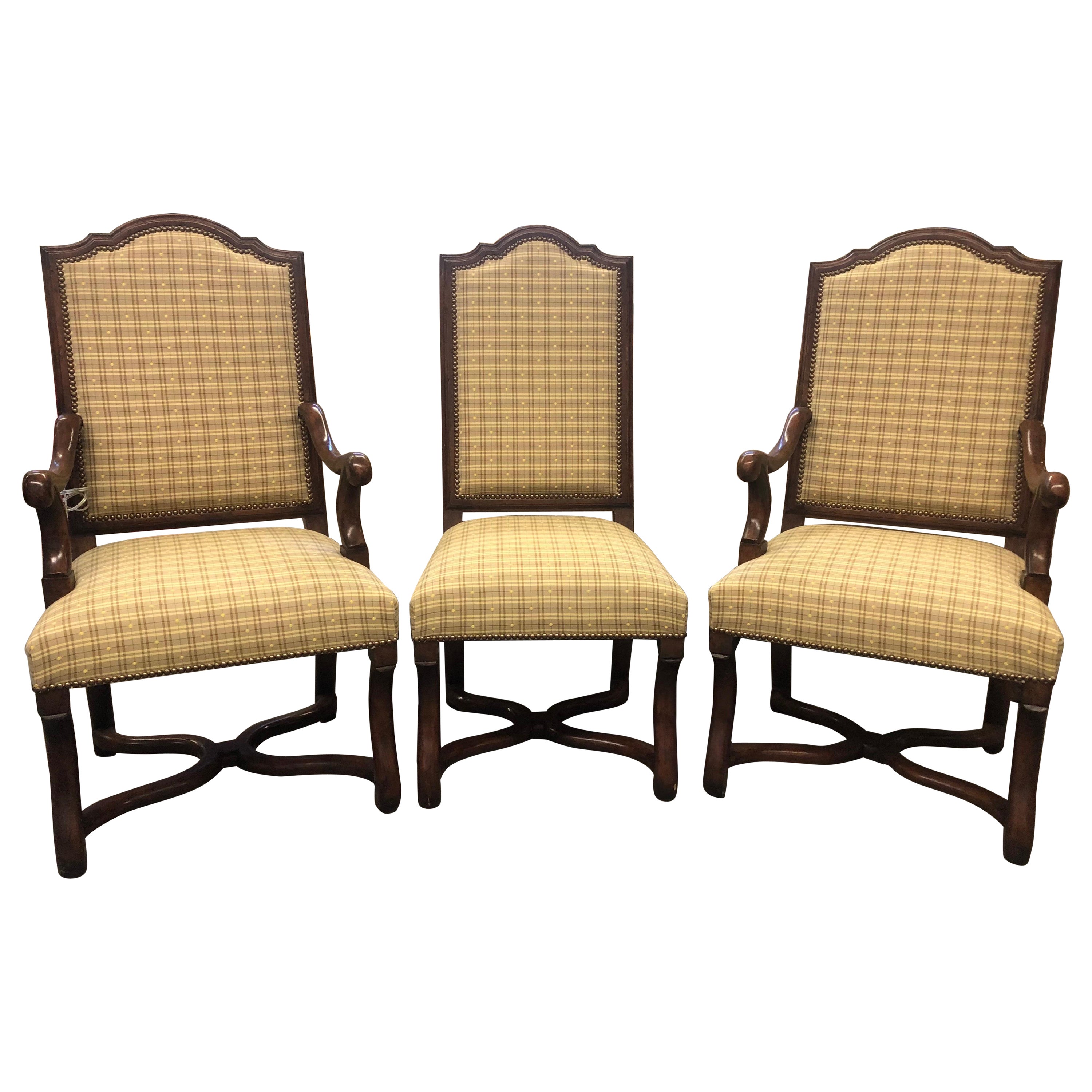10 Minton Spidell of Los Angeles French  Louis XlV Style Custom Dining Chairs