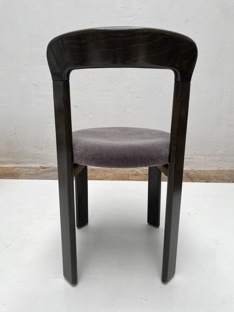 10 New Mohair Fabric Bruno Rey Model 3300 Dining Chairs 10 New Mohair Fabric Bruno Rey Model 3300 Dining Chairs