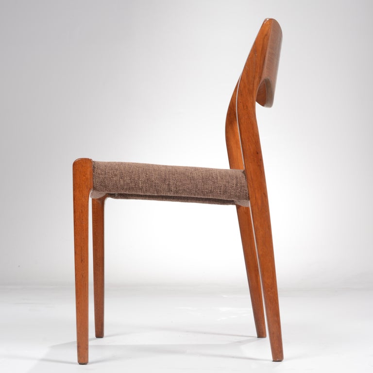 10 Niels O. Møller Dining Chairs Model 71 by J.L. Møllers