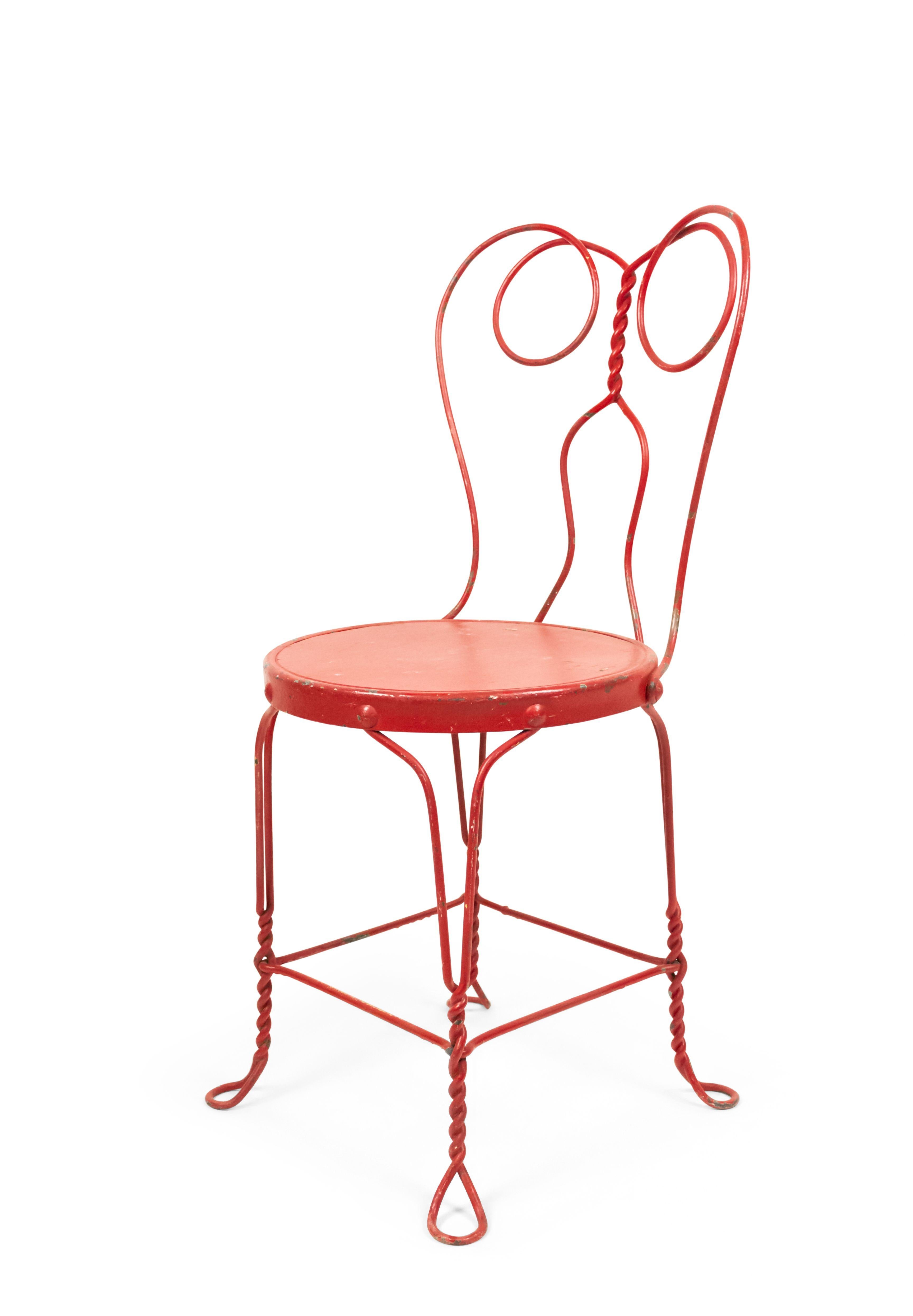 10 Outdoor Painted Wire Chairs For Sale 1