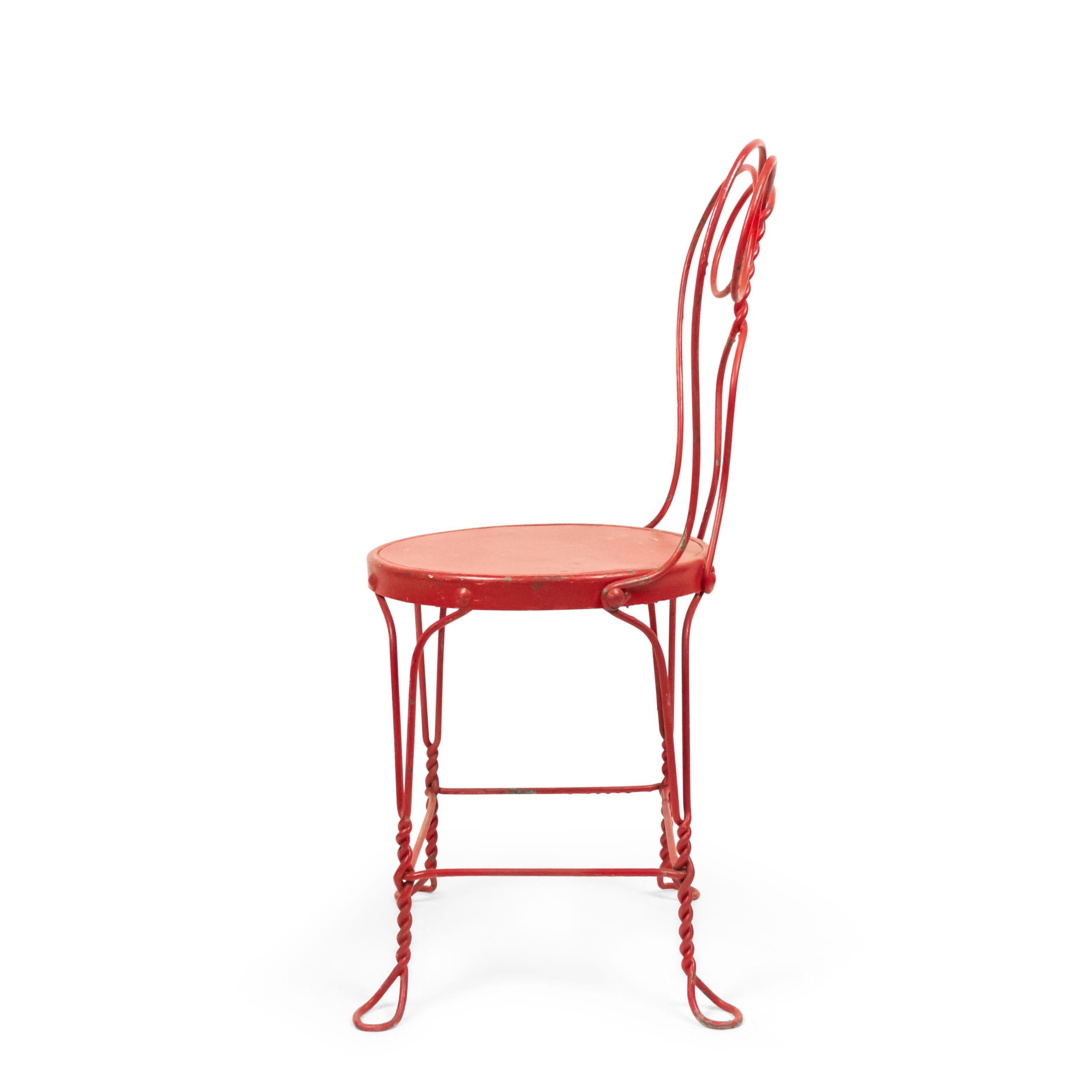 10 Outdoor Painted Wire Chairs For Sale 2