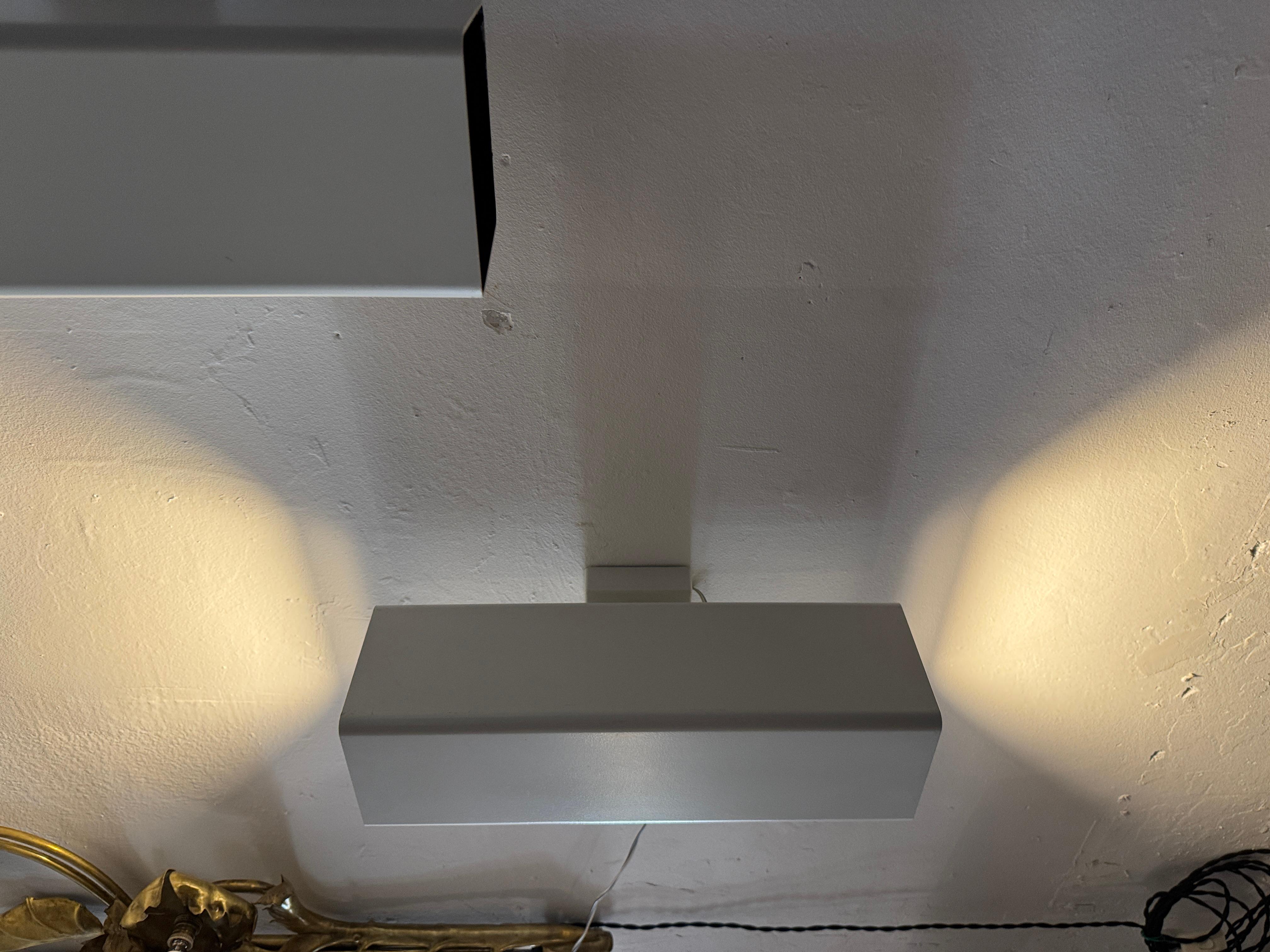 Metallo 10 coppie disponibili - Applique da parete Erco, Germania, anni '70 - Up & Up Up dell'era spaziale in vendita