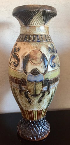 10-Piece Collection Guerin Bouffioulx Belgian Pottery Greek and Egyptian Designs