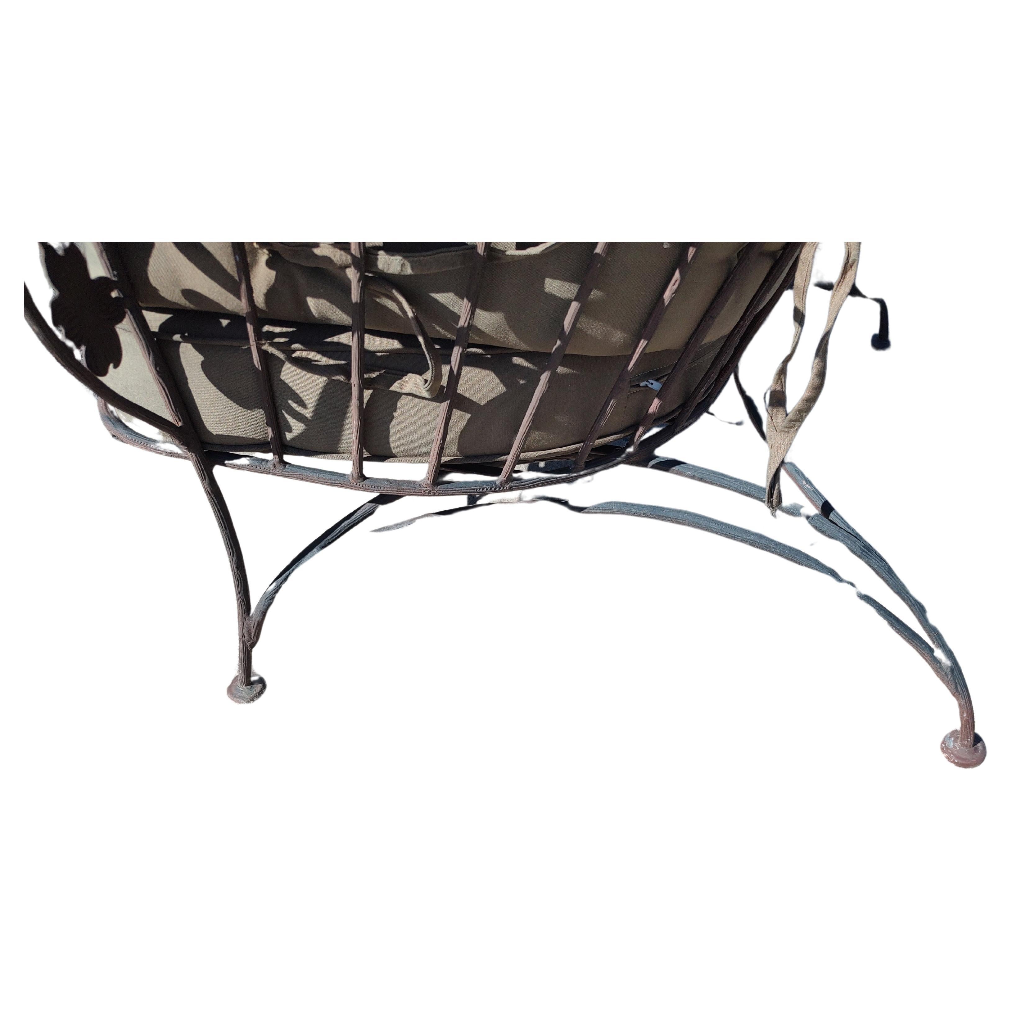 Set di 10 pezzi di Woodard Patio Pool Set Chantilly Rose 4 Sedie Divano 5 Tavoli in vendita 2
