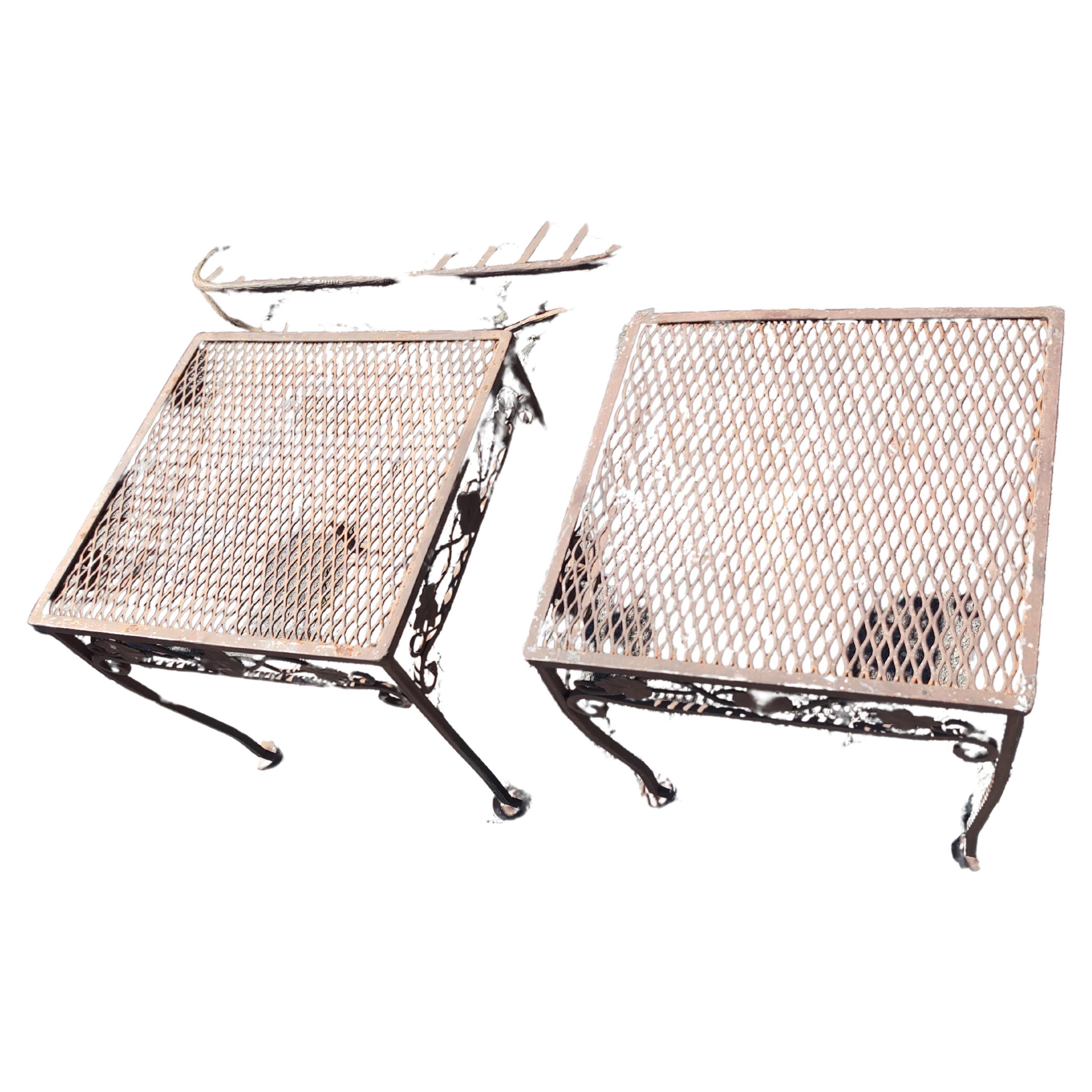 Set di 10 pezzi di Woodard Patio Pool Set Chantilly Rose 4 Sedie Divano 5 Tavoli in vendita 1