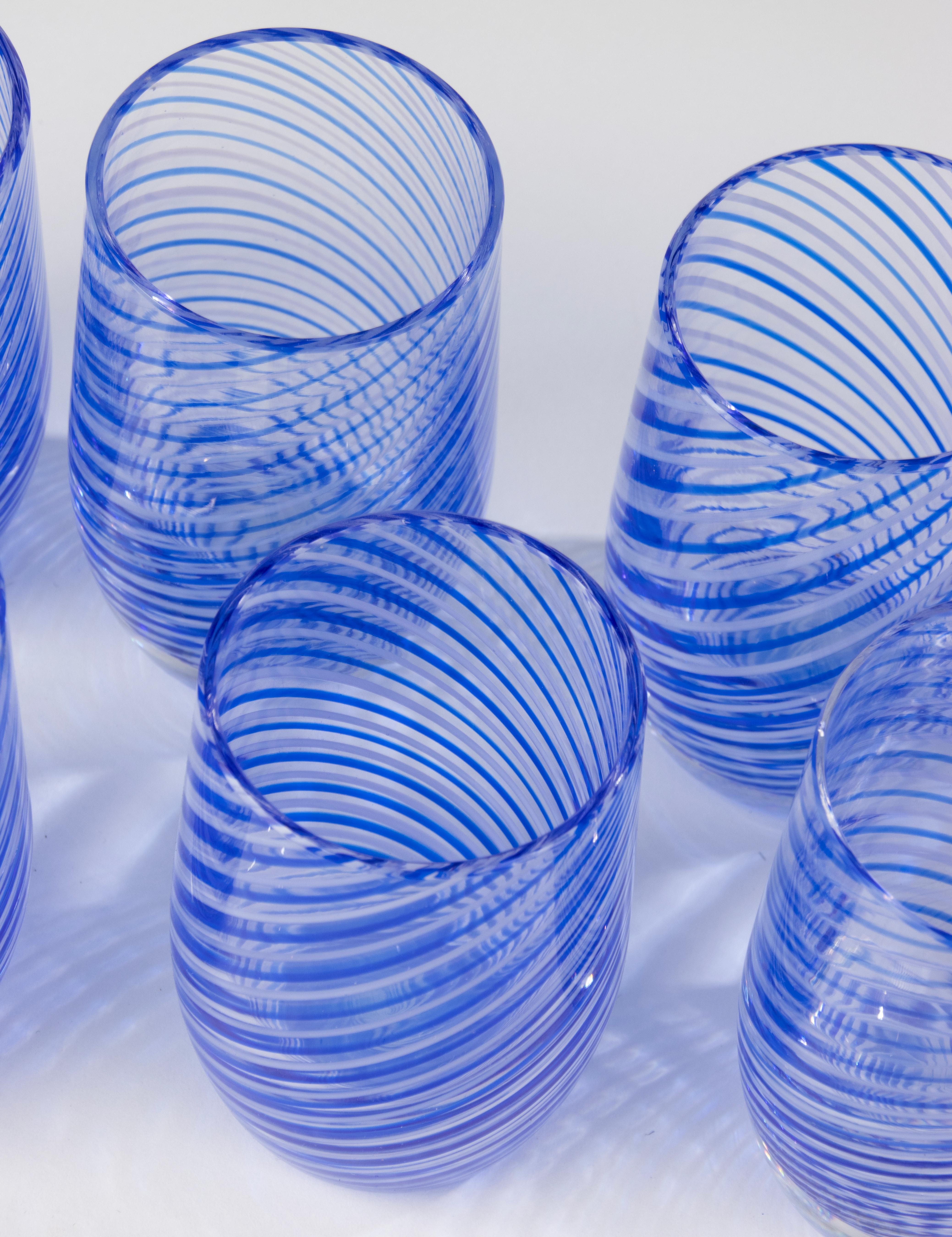 Turc Set de 10 verres à eau avec carafe - Pieces - Mezza Filigrana en vente