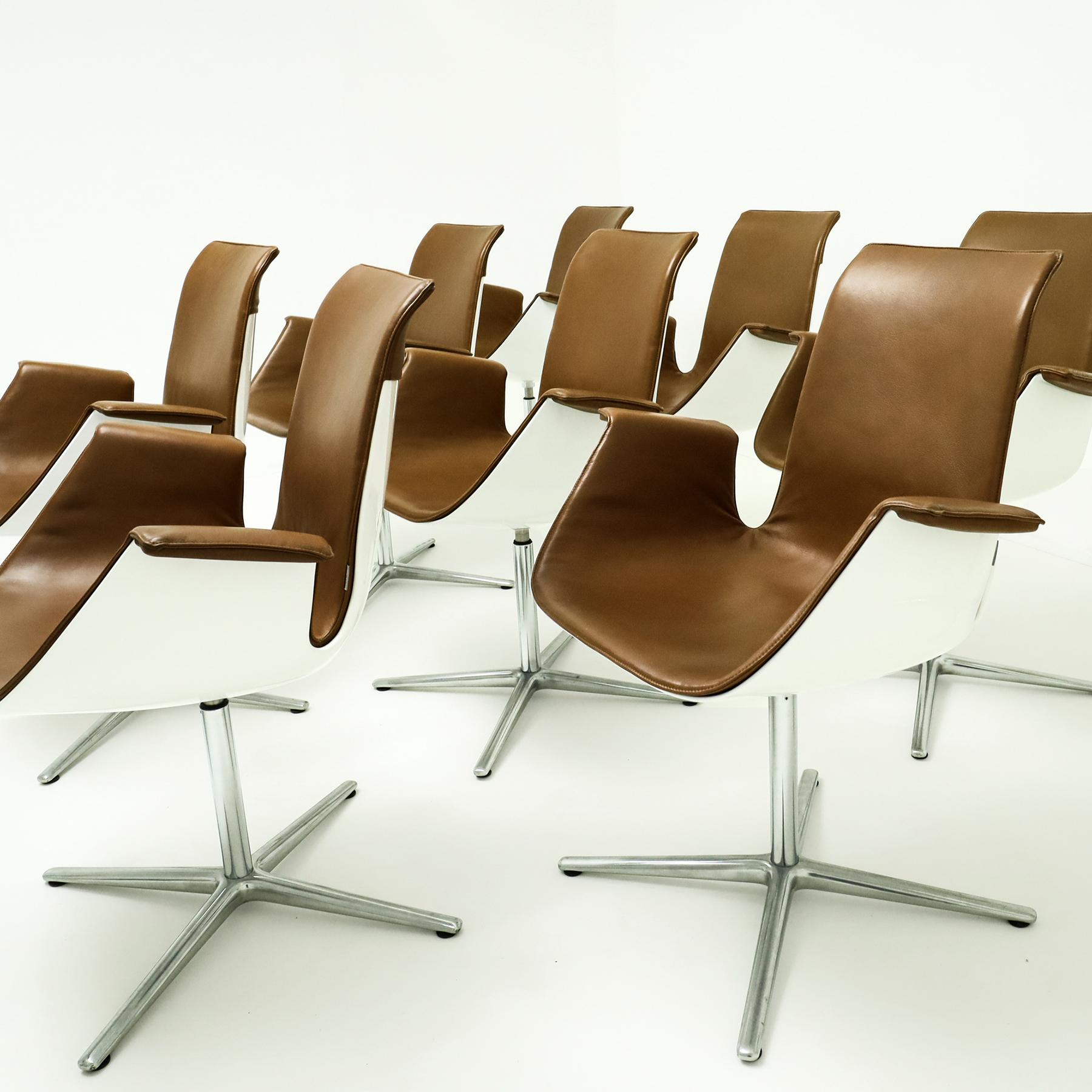 Allemand 10 fauteuils Preben Fabricius et Jorgen Kastlhom FK 6728  en vente