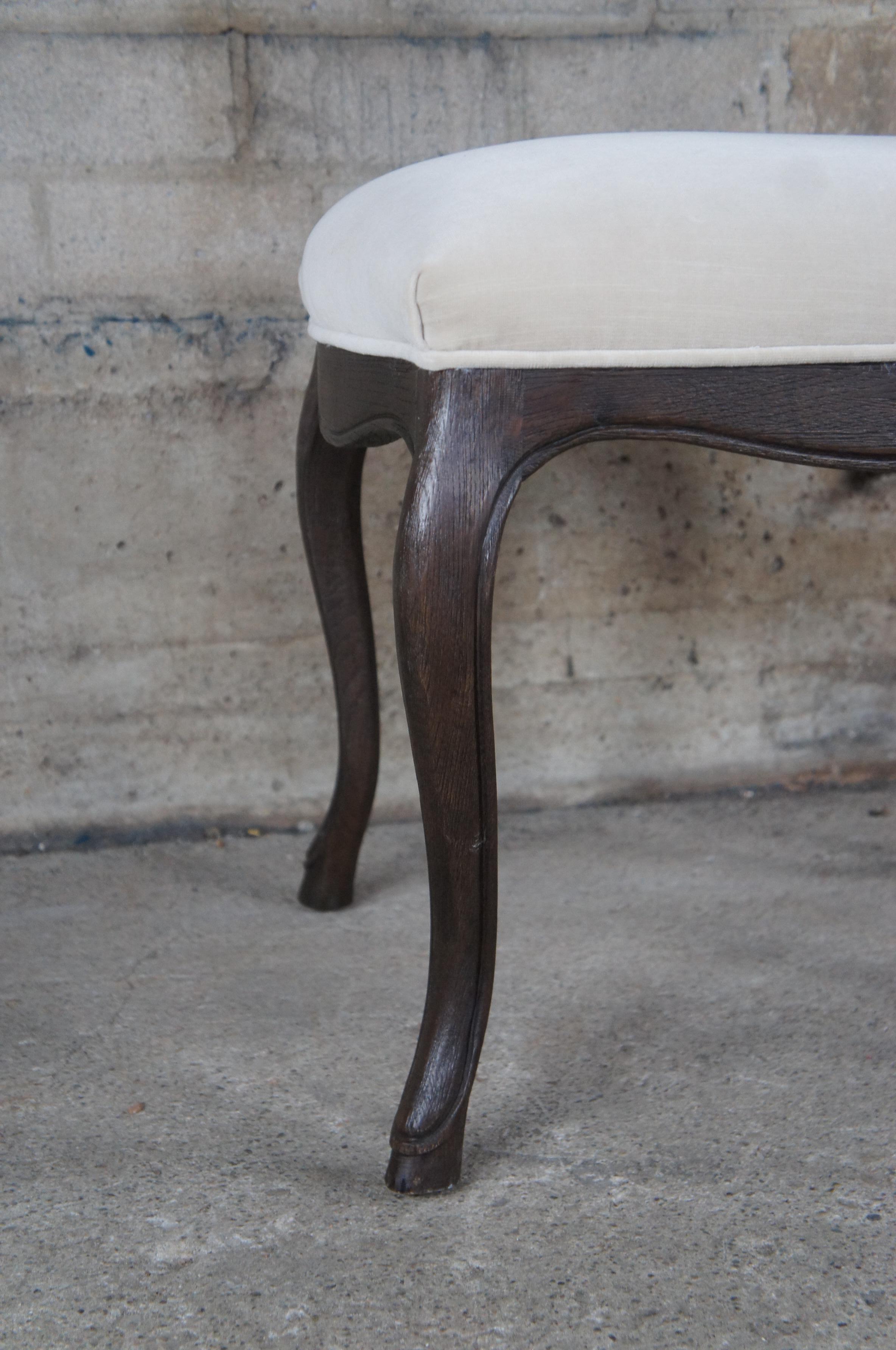 10 Restoration Hardware French Louis XVI Velvet Upholstered Dining Chairs 4