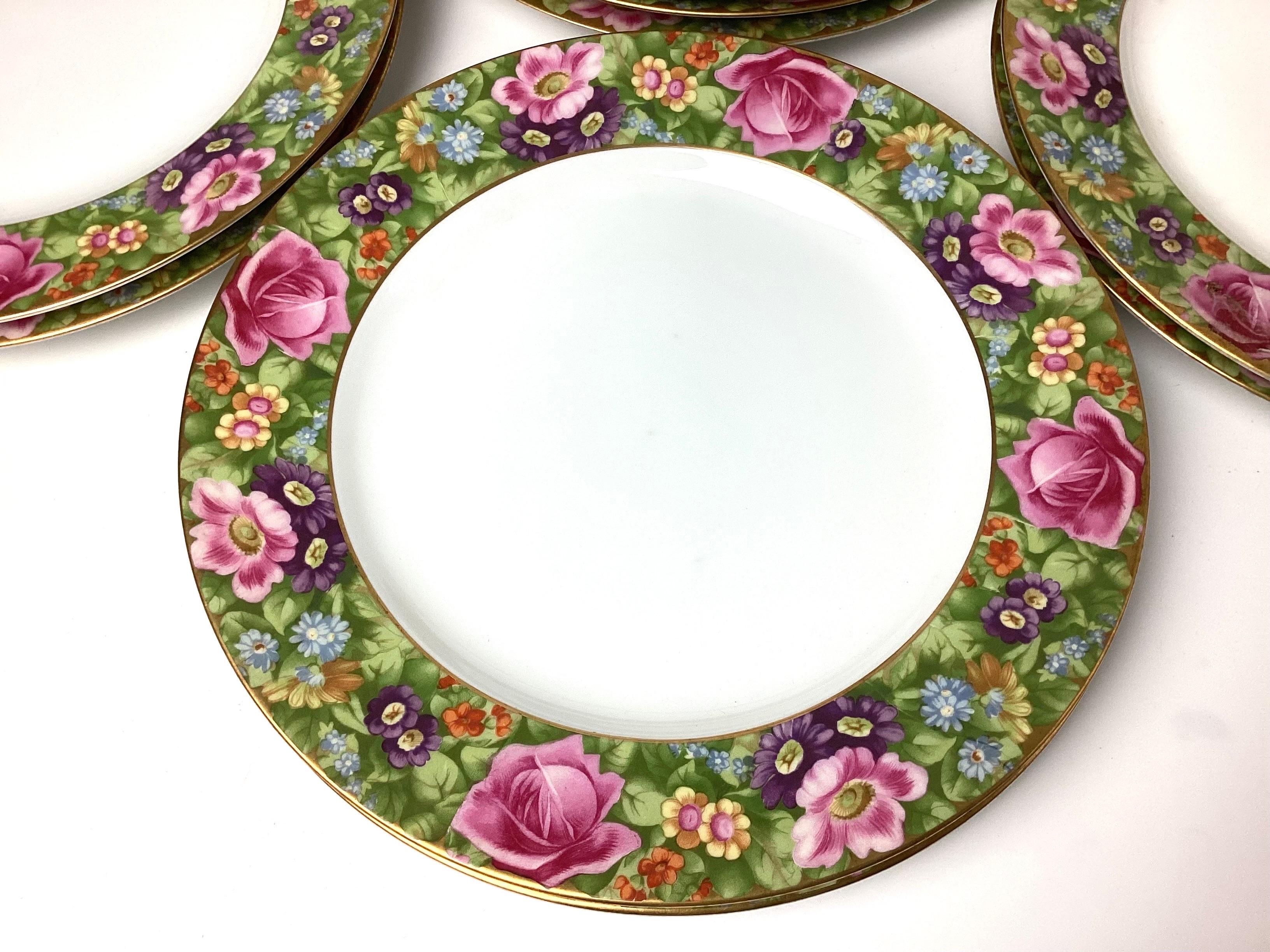bavaria plates flowers