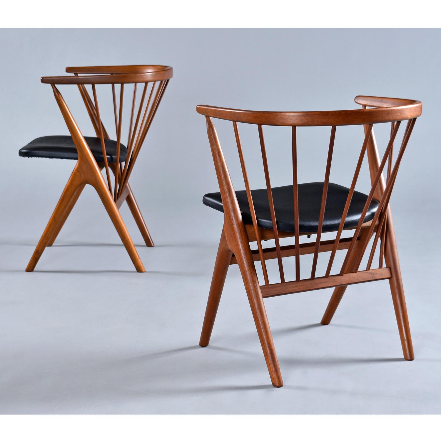 Danois 10 chaises de salle à manger danoises n° 8 de Helge Sibast en vente