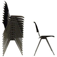 10 Stacking Chairs by Don Albinson for Knoll International