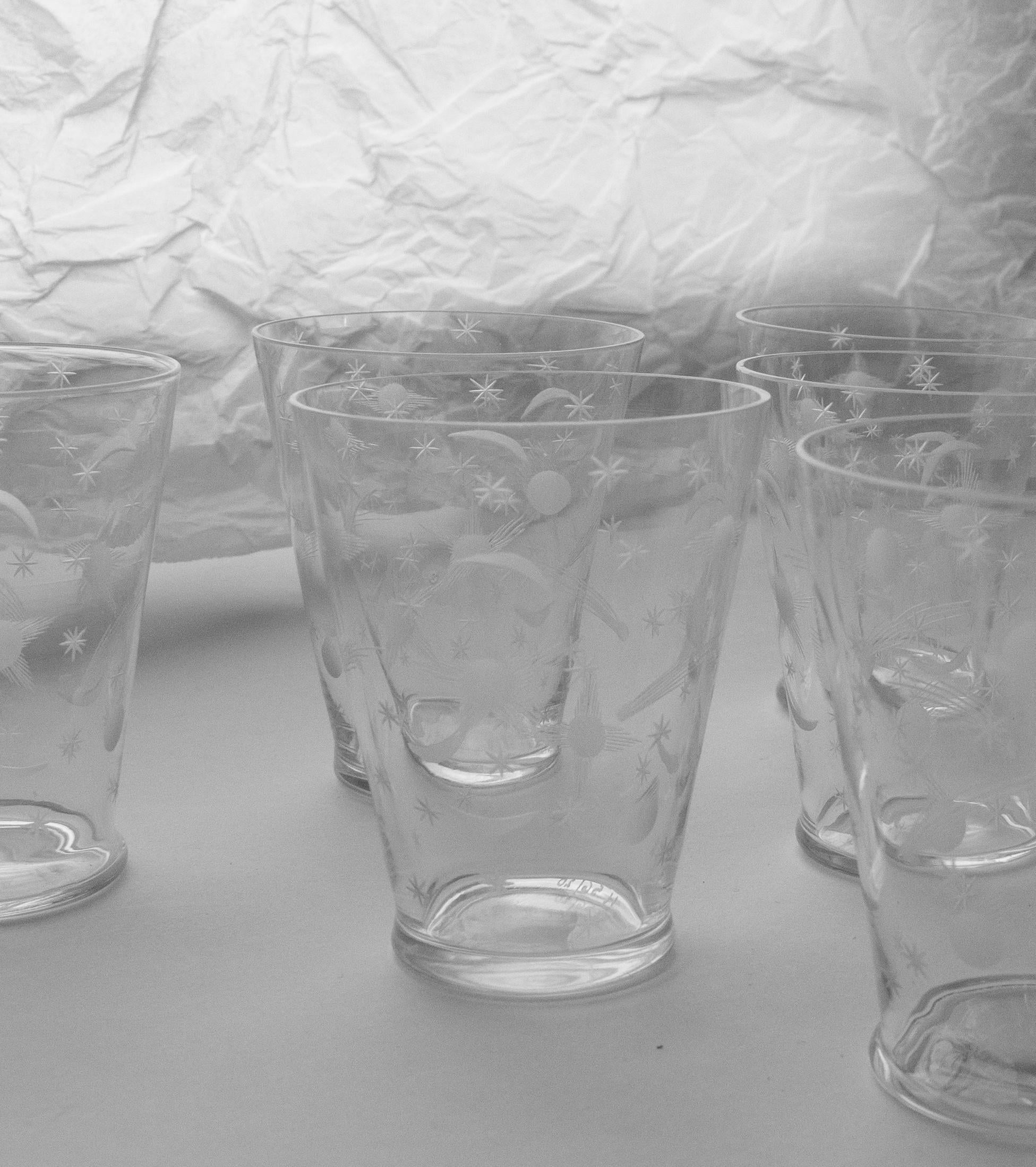 10 Cielo stellato - Un'icona senza tempo della Swedish art glass di Edward Hand, Orrefors in vendita 1