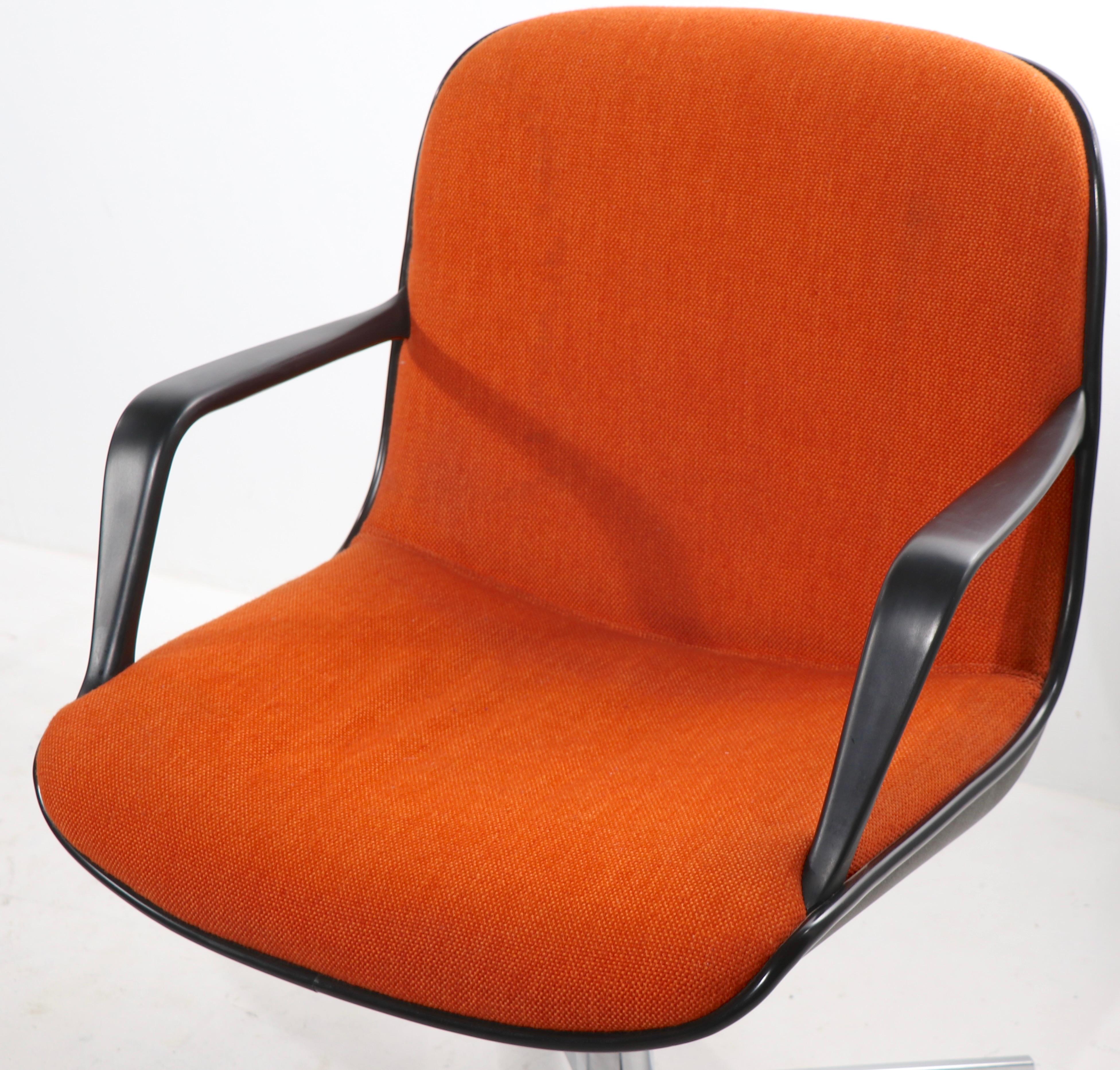 Post-Modern 9 Steelcase Office Desk Arm Chairs after Pollock for Knoll