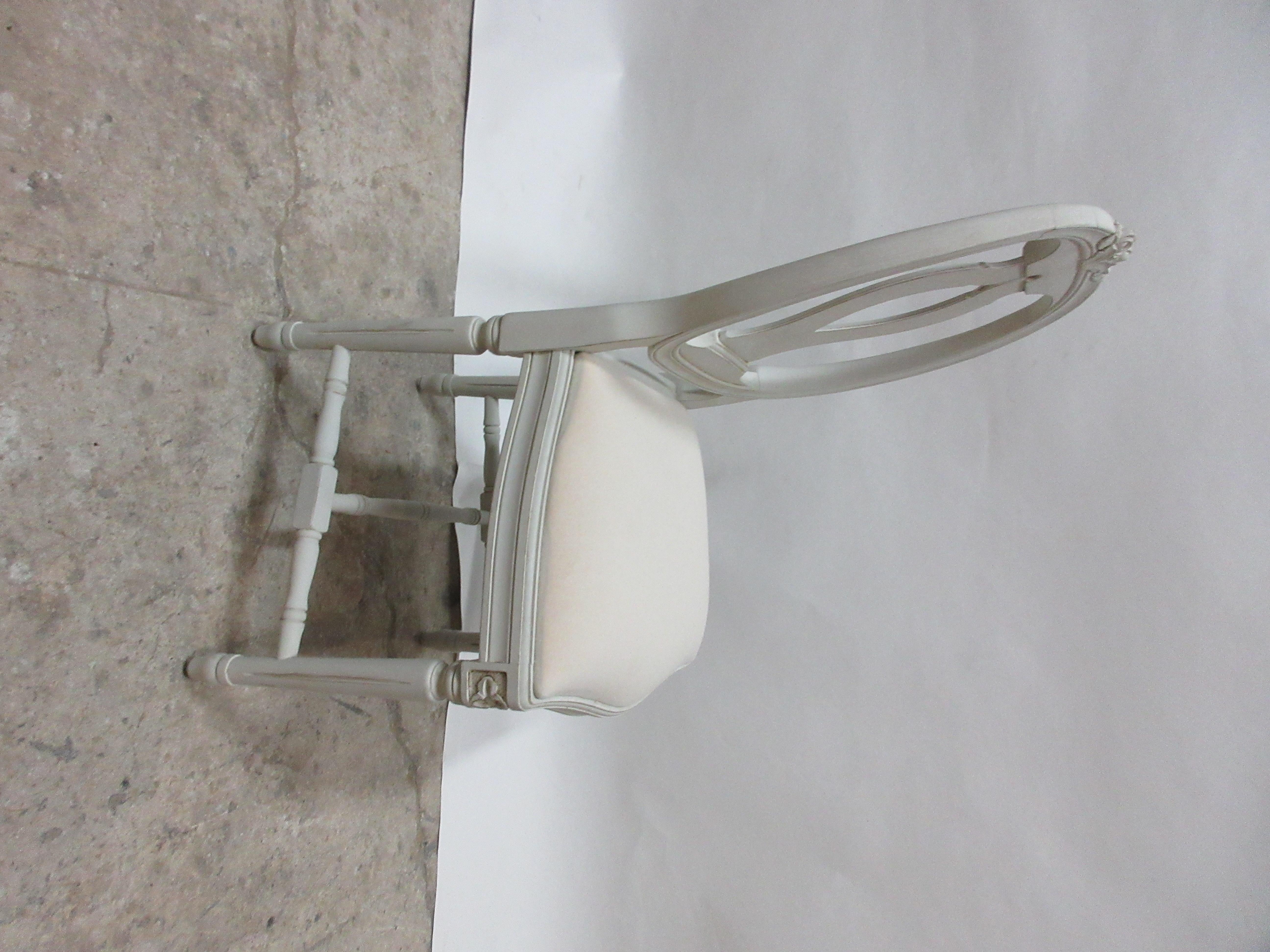 Early 20th Century 10 Swedish Gustavian Side Chairs