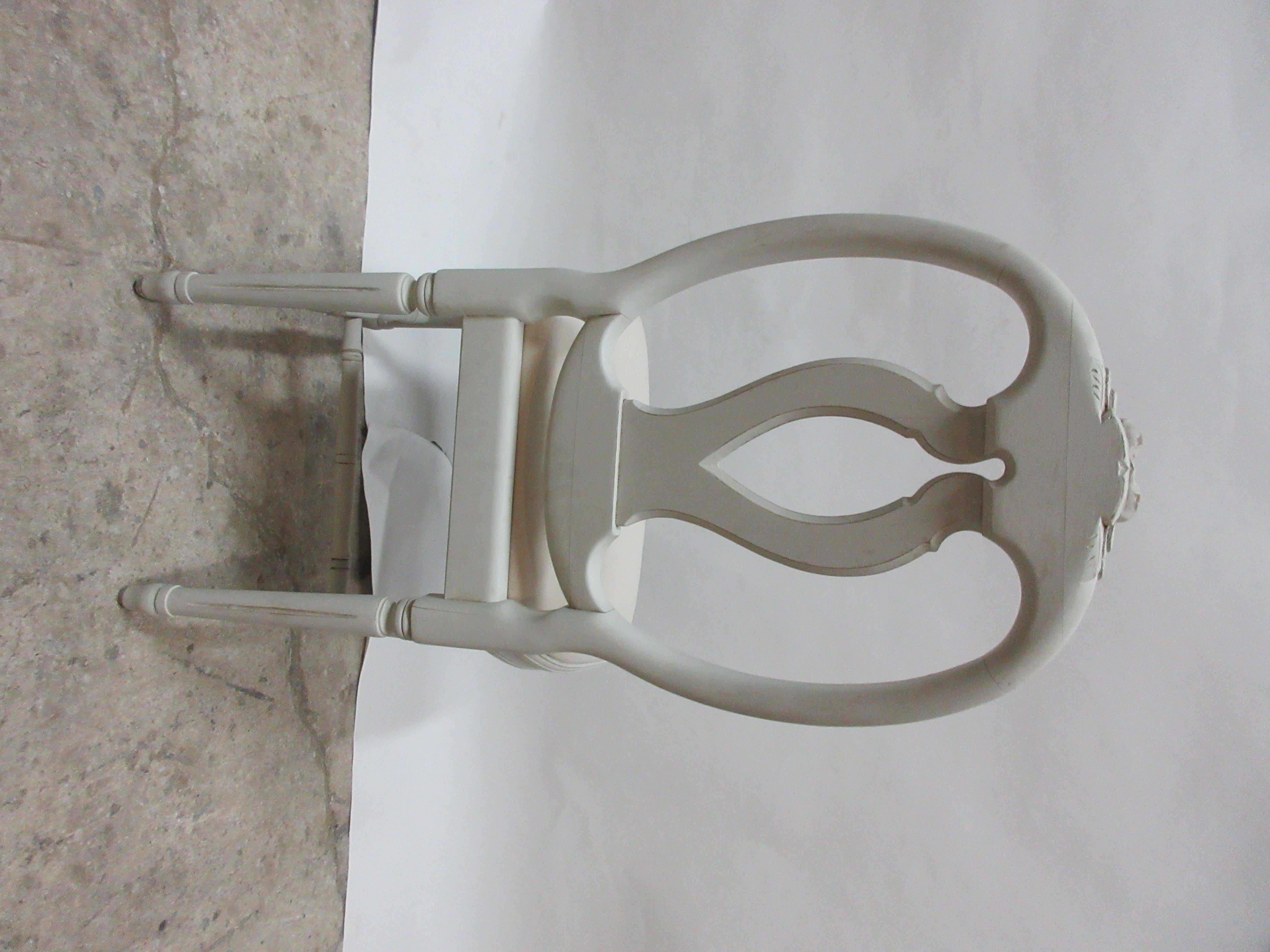 Wood 10 Swedish Gustavian Side Chairs