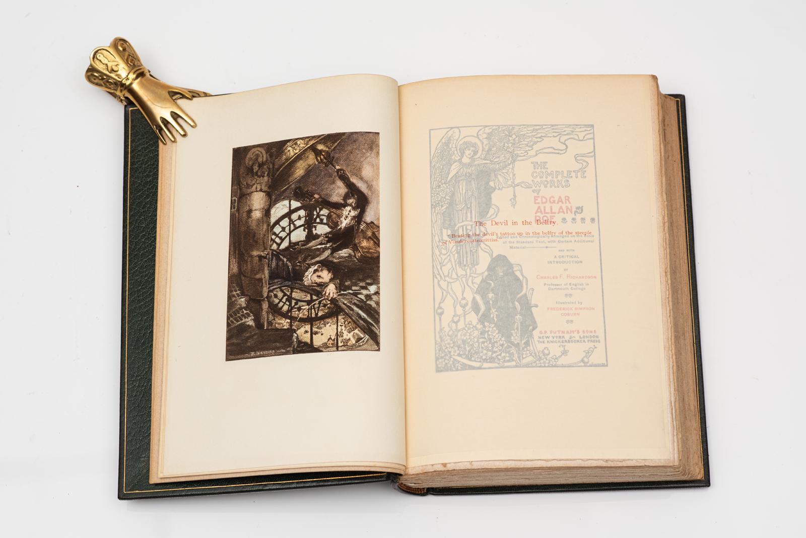 10 Vols. Edgar Allen Poe, The Complete Works with a Critical Introduction... In Good Condition For Sale In New York, NY