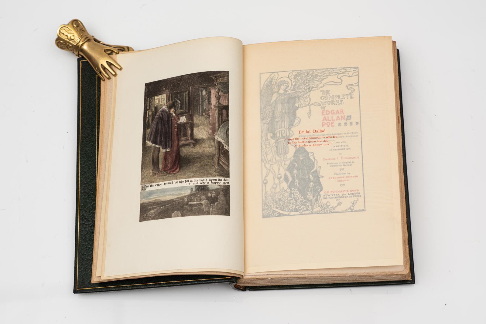 20th Century 10 Vols. Edgar Allen Poe, The Complete Works with a Critical Introduction... For Sale