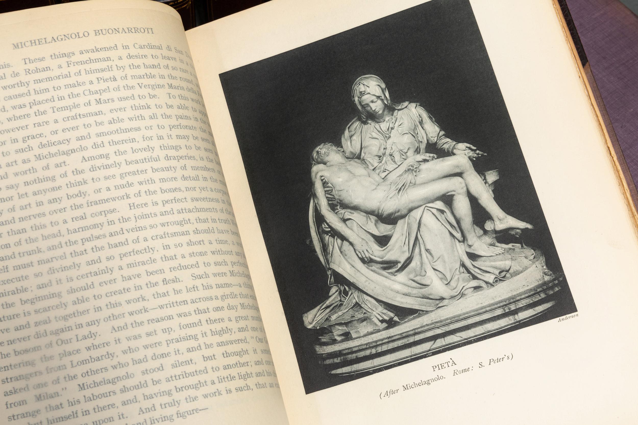 20th Century 10 Volumes. Giorgio Vasari. Lives of the Most Eminent Painters, Sculptors Etc