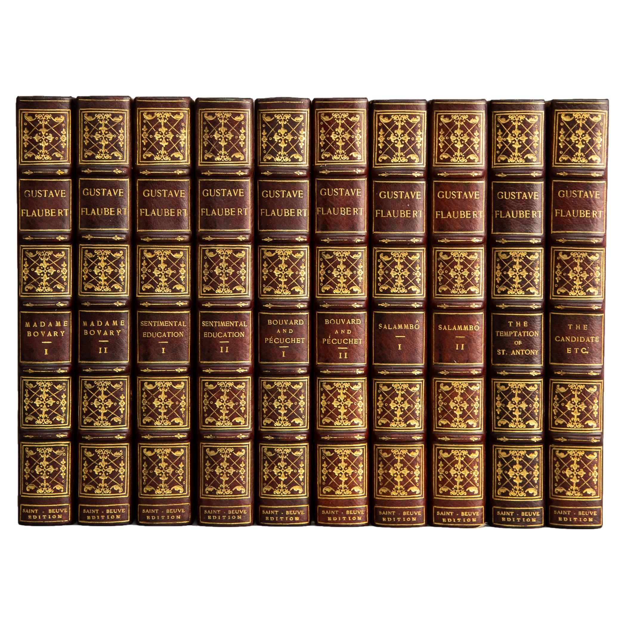 10 Volumes, Gustave Flaubert, The Complete Works of Gustave Flaubert