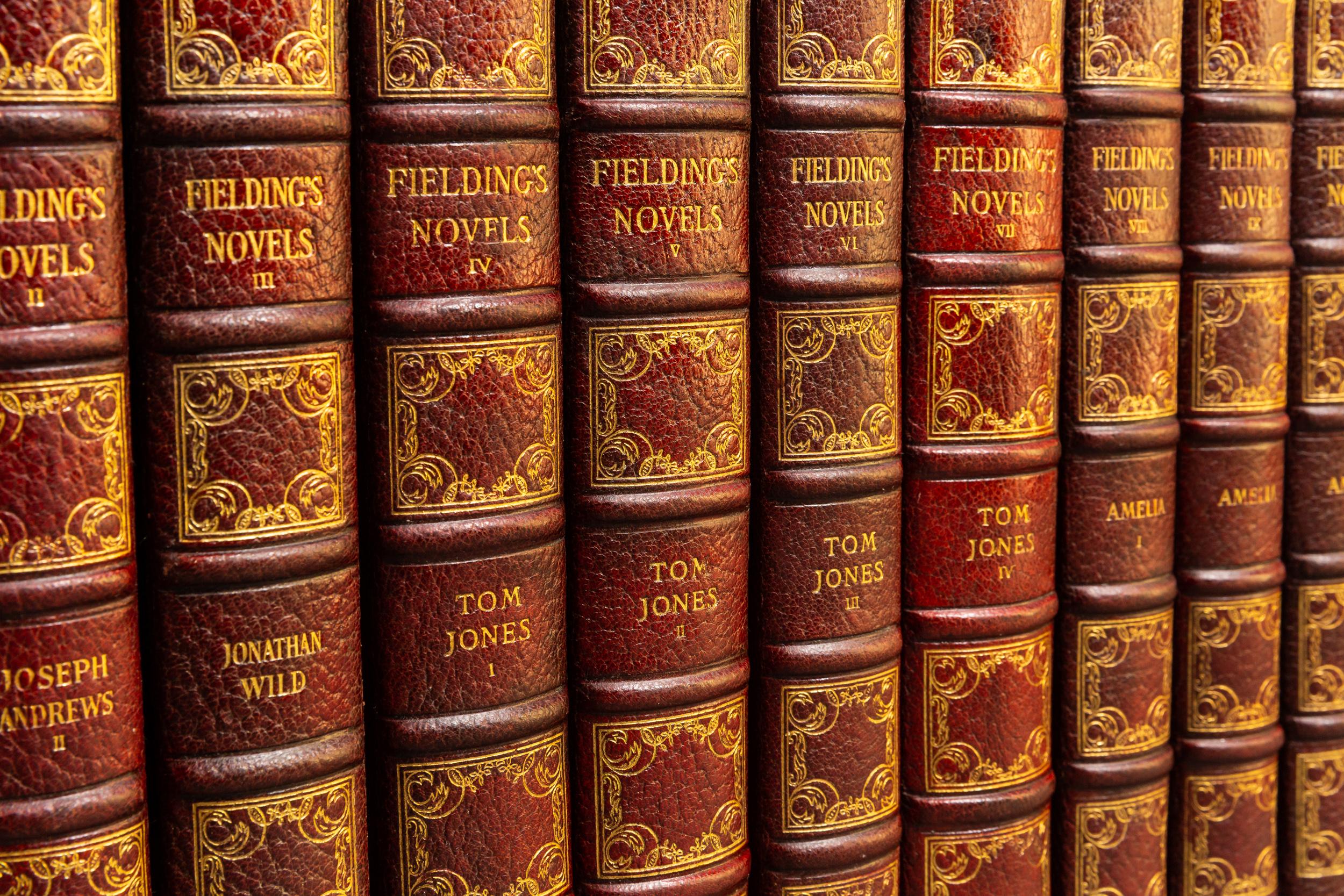 20ième siècle 10 Volumes, Henry Fielding, Les romans d'Henry Fielding en vente