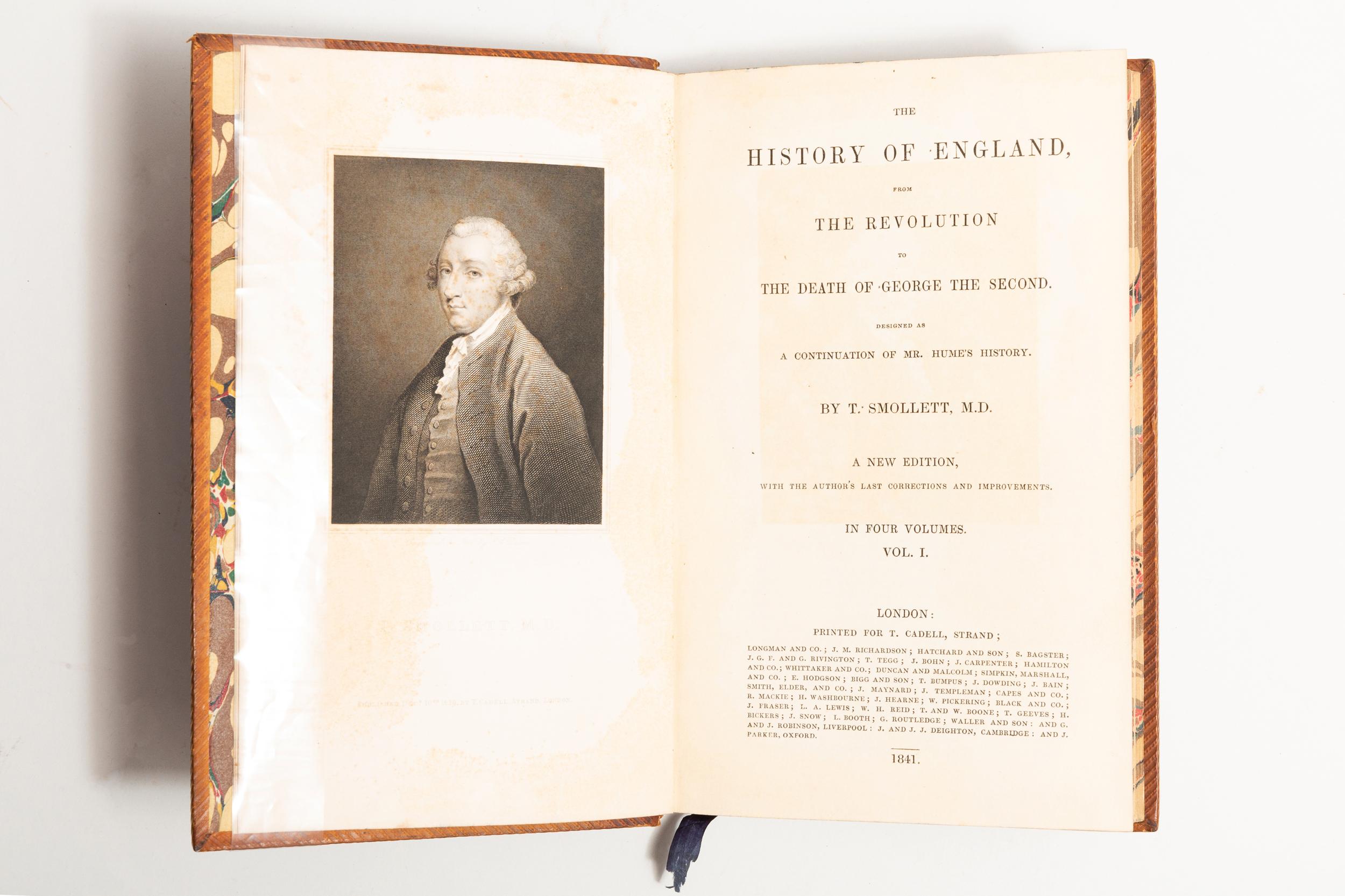 19th Century 10 Volumes, Robert Bisset & Smollett, History of England