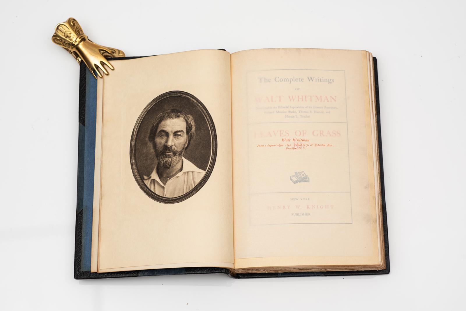 10 Volumes. Walt Whitman. The Complete Writings In Good Condition For Sale In New York, NY