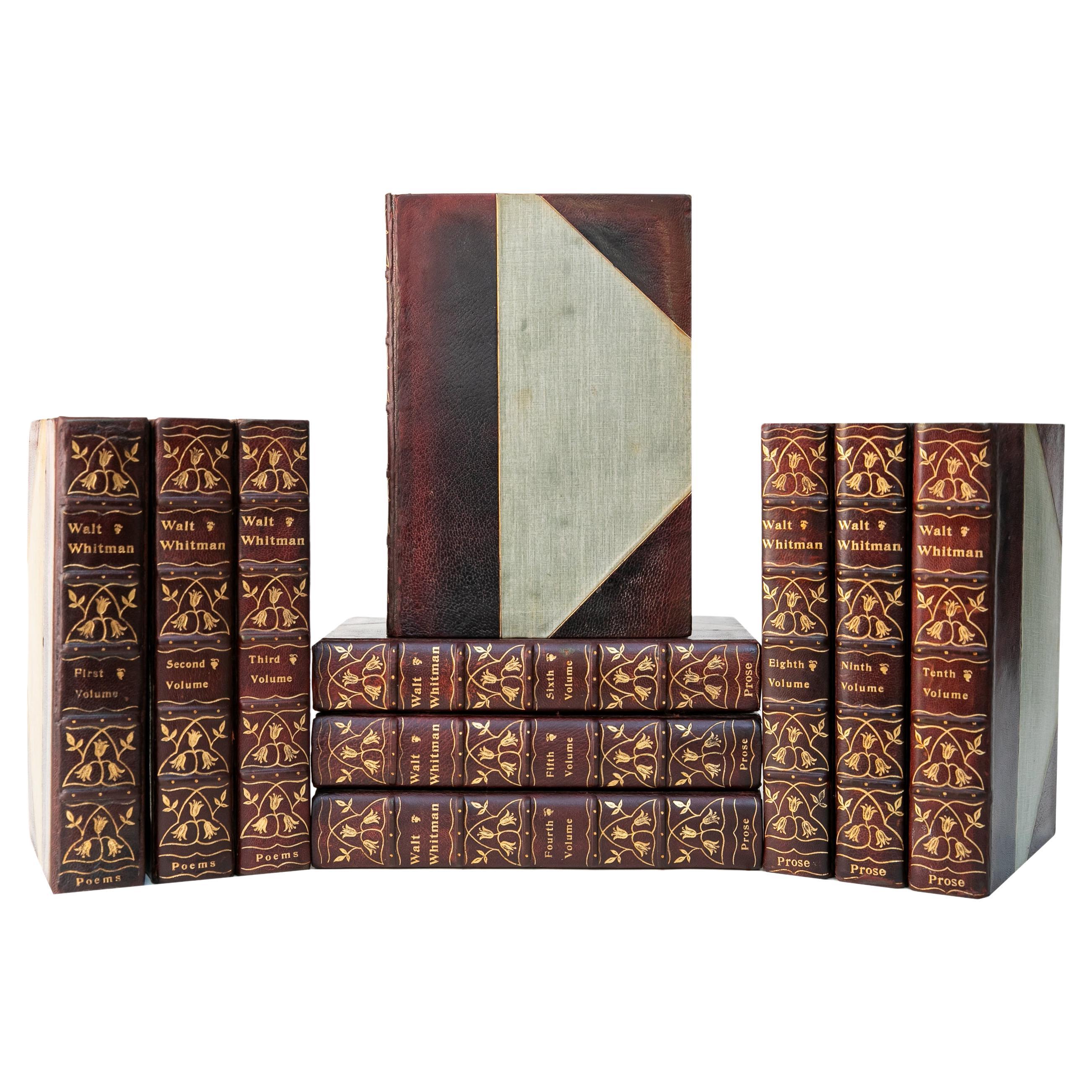 10 Volumes. Walt Whitman, The Complete Writings.