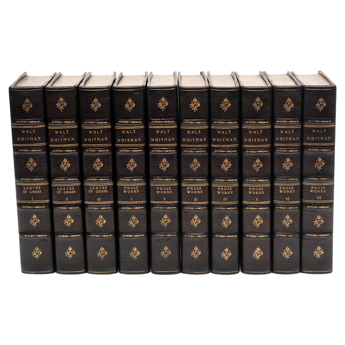 10 Volumes. Walt Whitman. The Complete Writings