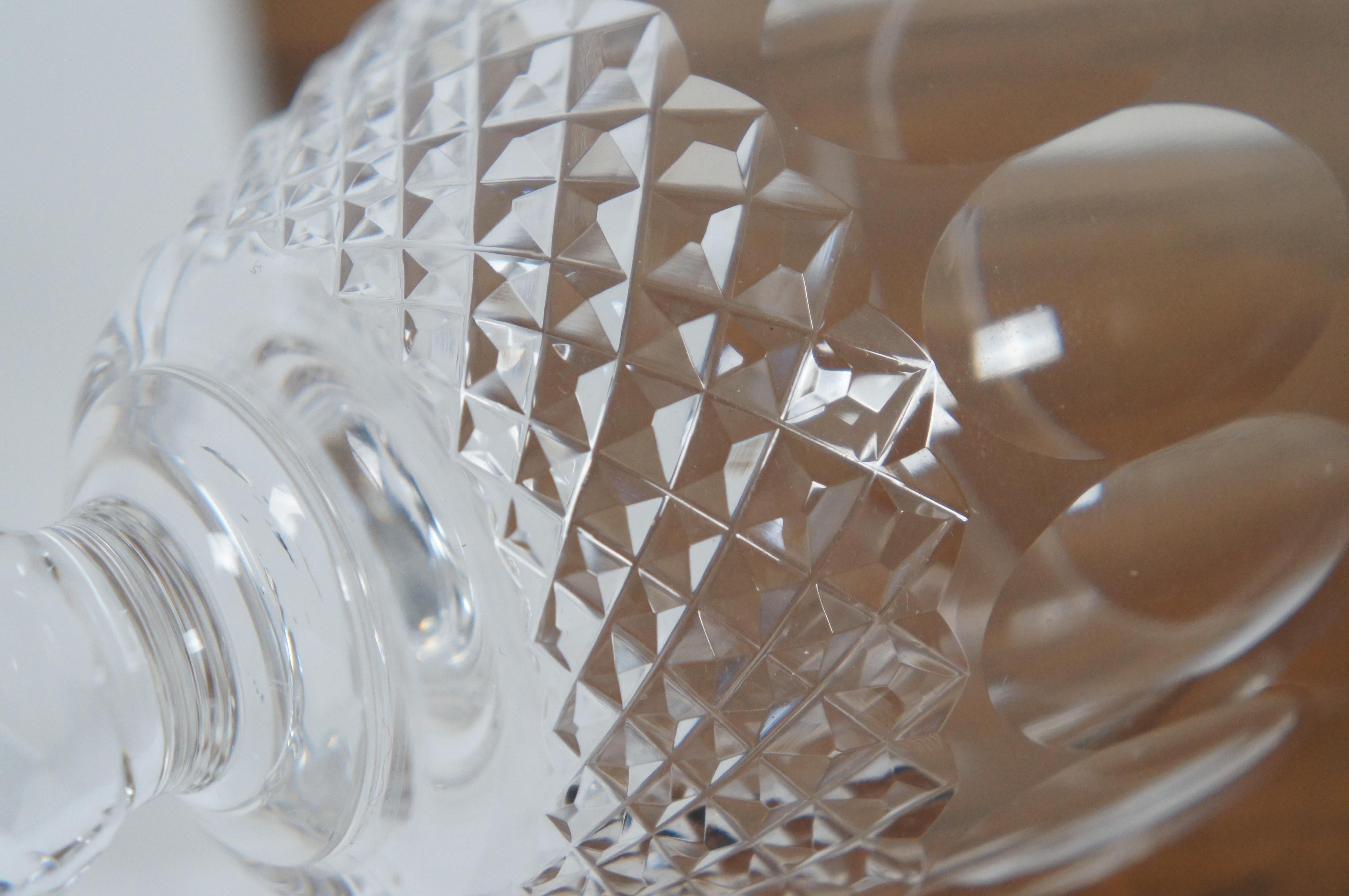 10 Vtg Waterford Crystal Colleen Short Stem Water Wine Goblets Glasses 5