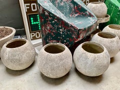 Willy Guhl Concrete Ball Planters