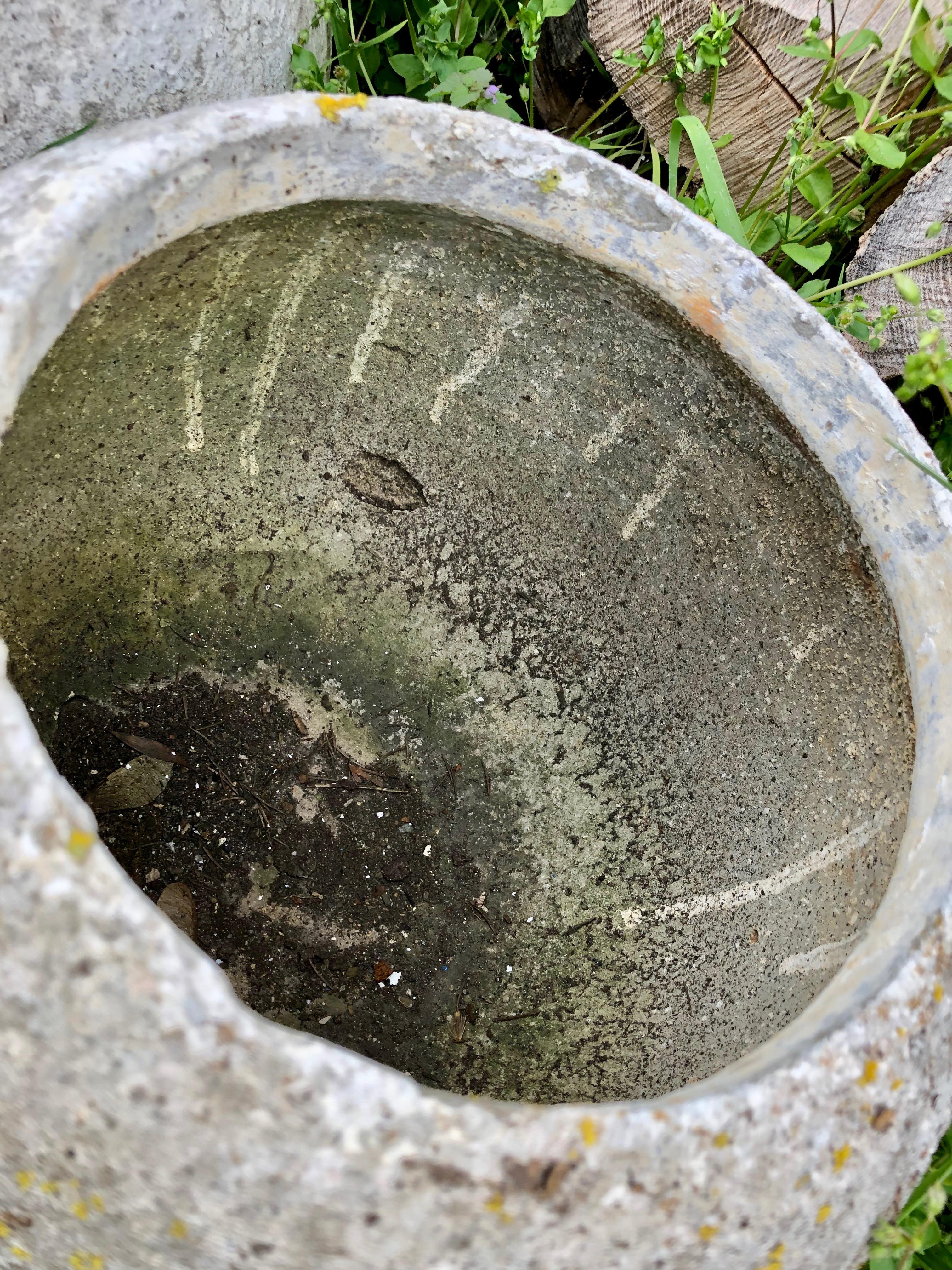 Mid-20th Century Willy Guhl Concrete Ball Planters