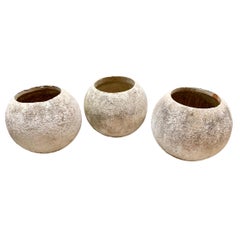 Willy Guhl Concrete Ball Planters