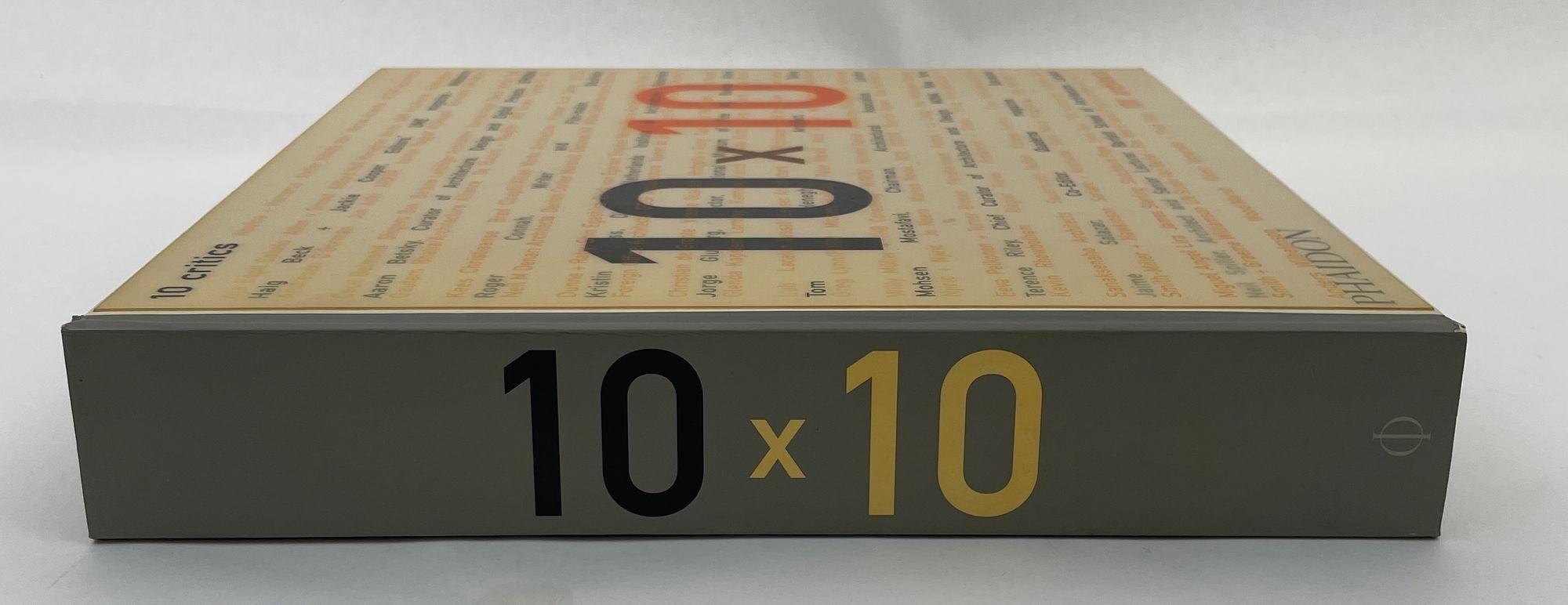 Modern 10 x 10: 10 critics 100 architects by Aaron Betsky Hardcover Phaidon For Sale
