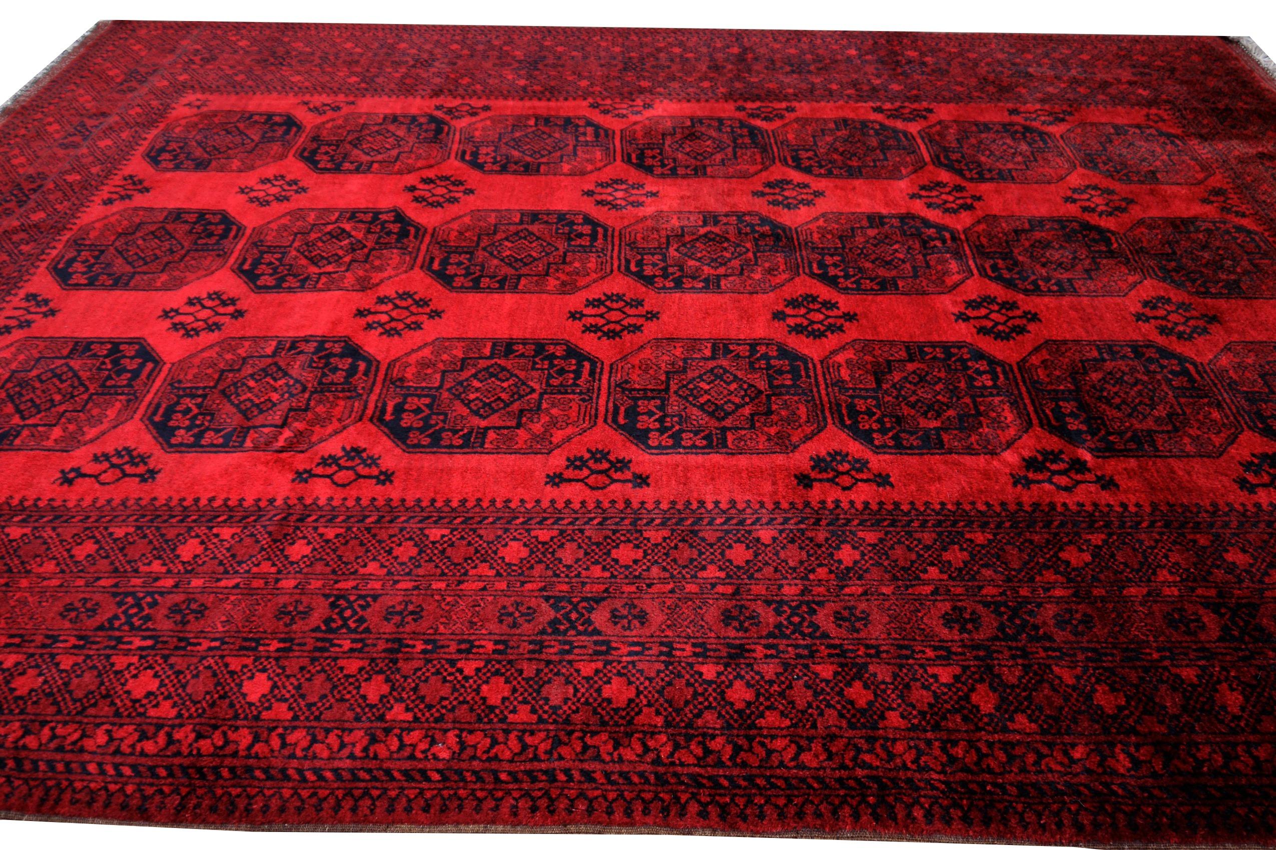 Large oversized tribal rug Afghan Ersari Turkoman or Turkmen rug - 