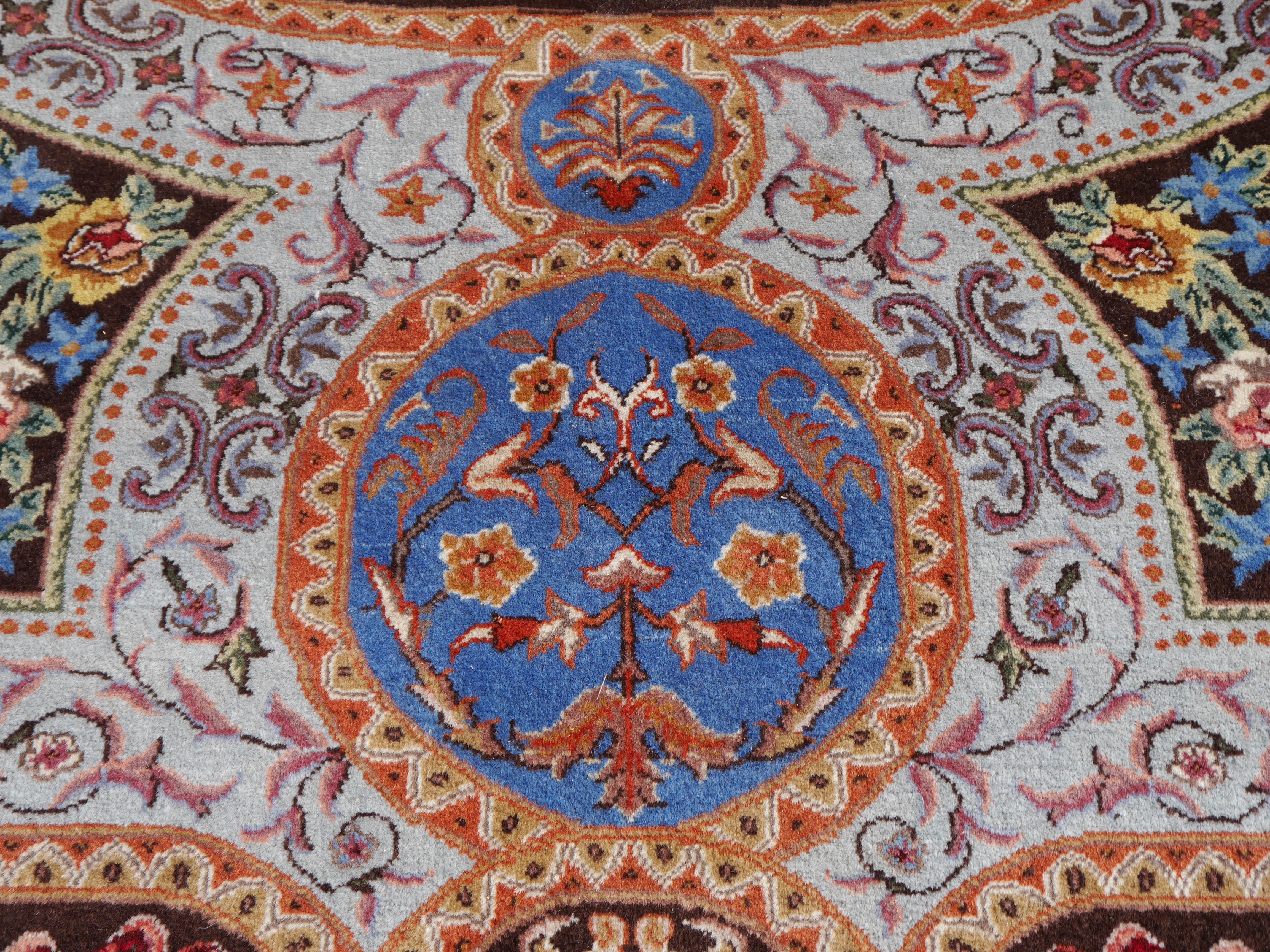 Tapis Djoharian de style Renaissance d'Aubusson Savonnerie européen noué à la main en vente 5