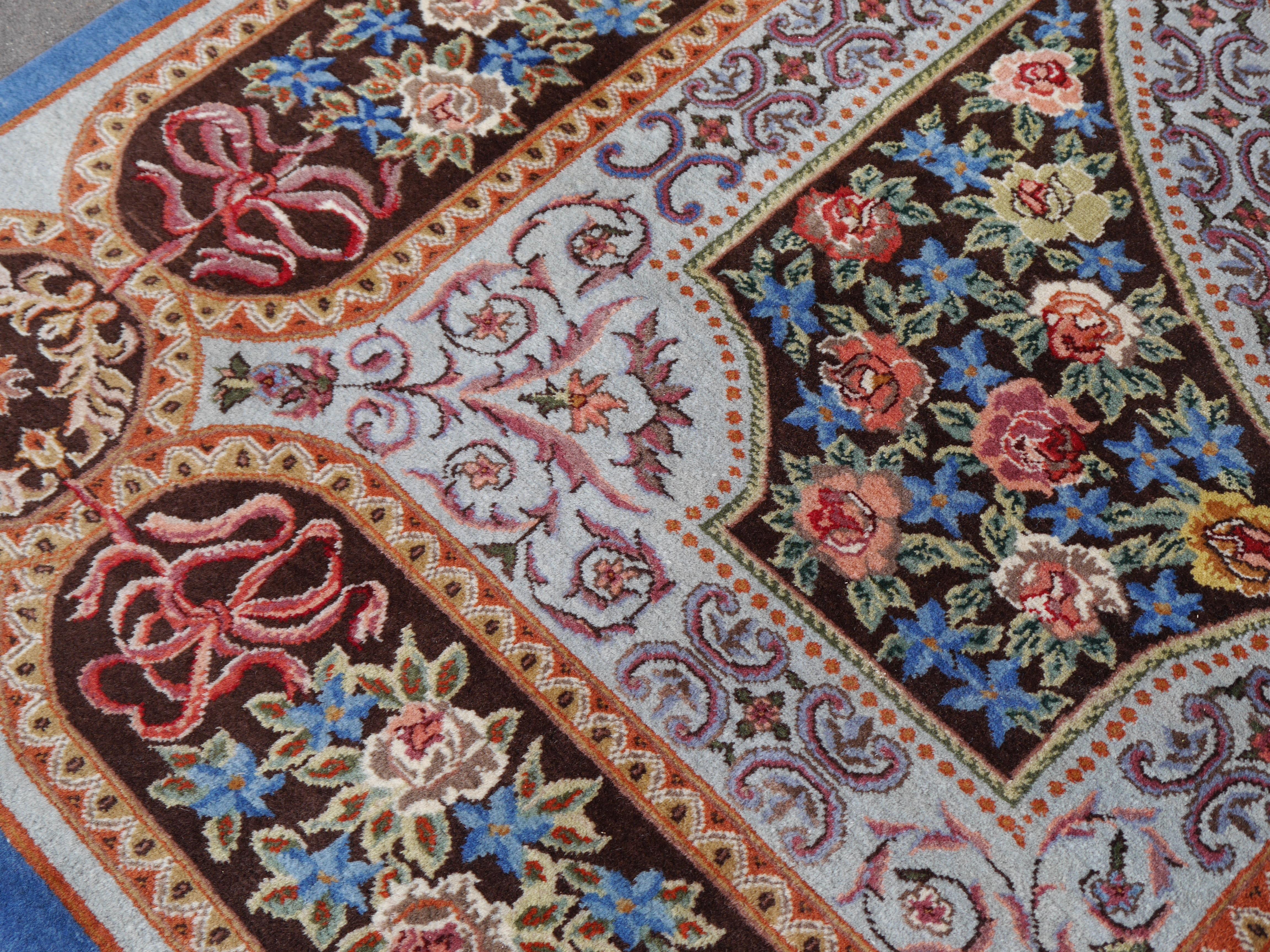 Tapis Djoharian de style Renaissance d'Aubusson Savonnerie européen noué à la main en vente 6