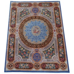 Renaissance Aubusson Savonnerie Style European Hand Knotted Design Rug Djoharian