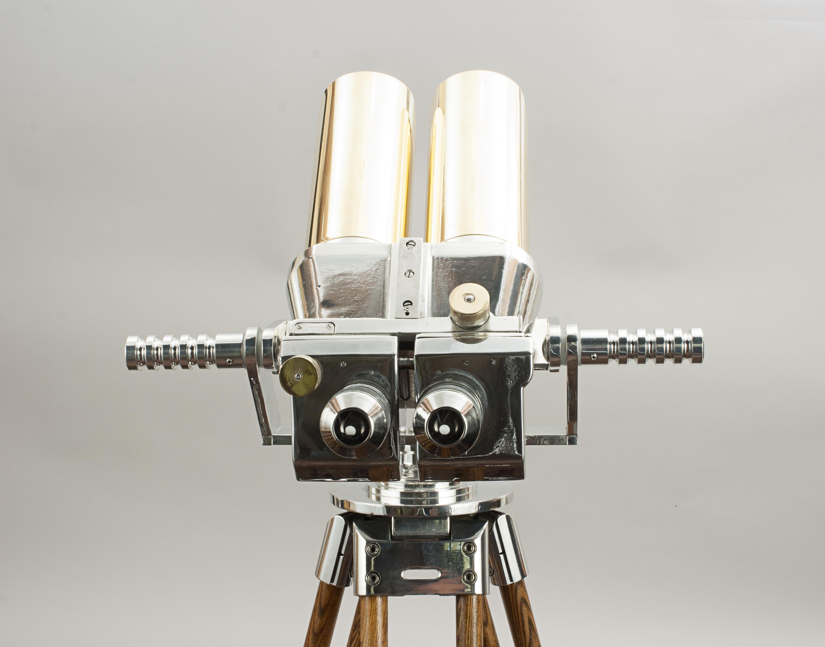 WWII Josef Schneider Flakglass Observation Binoculars 5